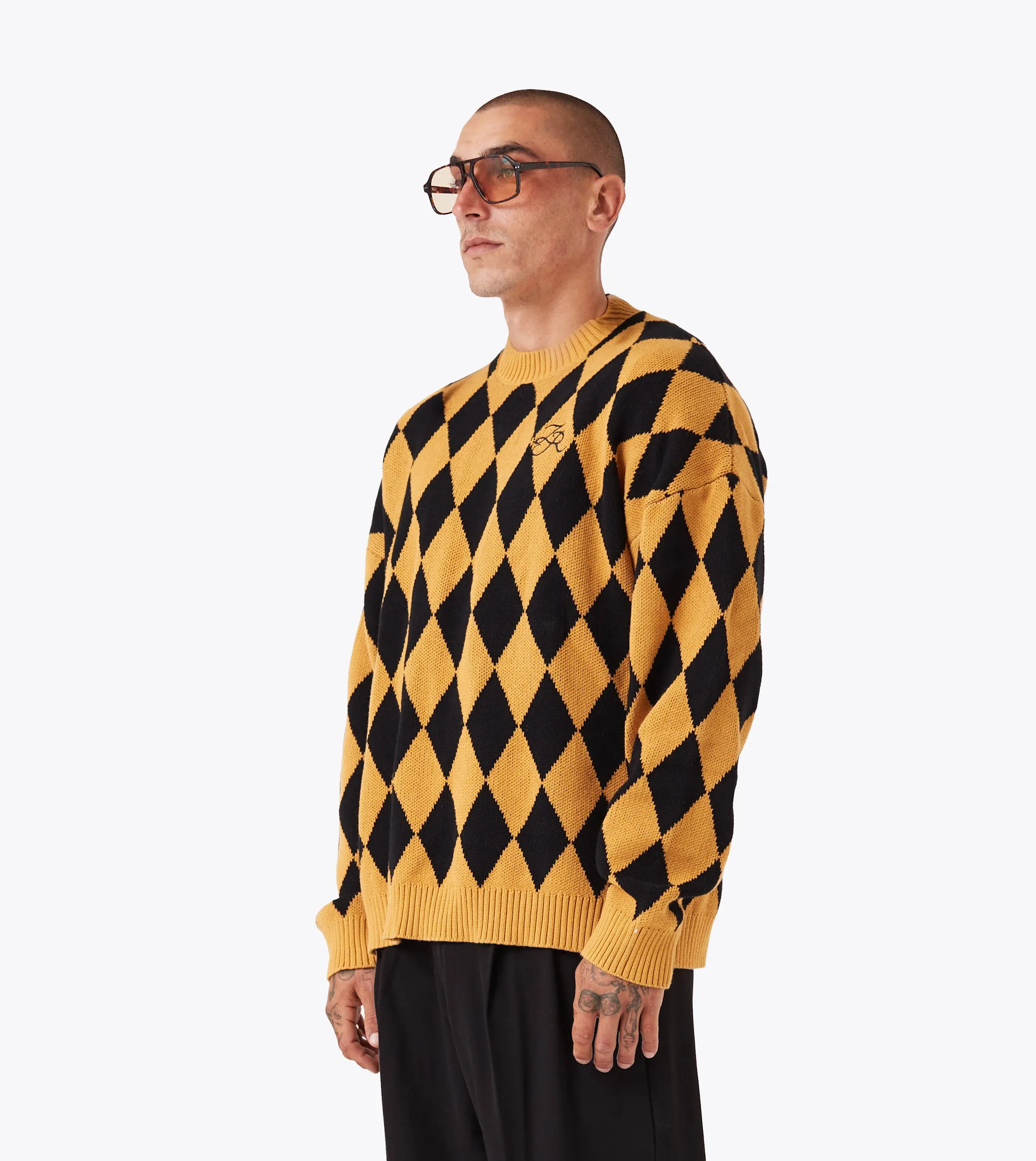 Diamond OS Knit Amber/Black Fashion Fit Relaxed Vibe