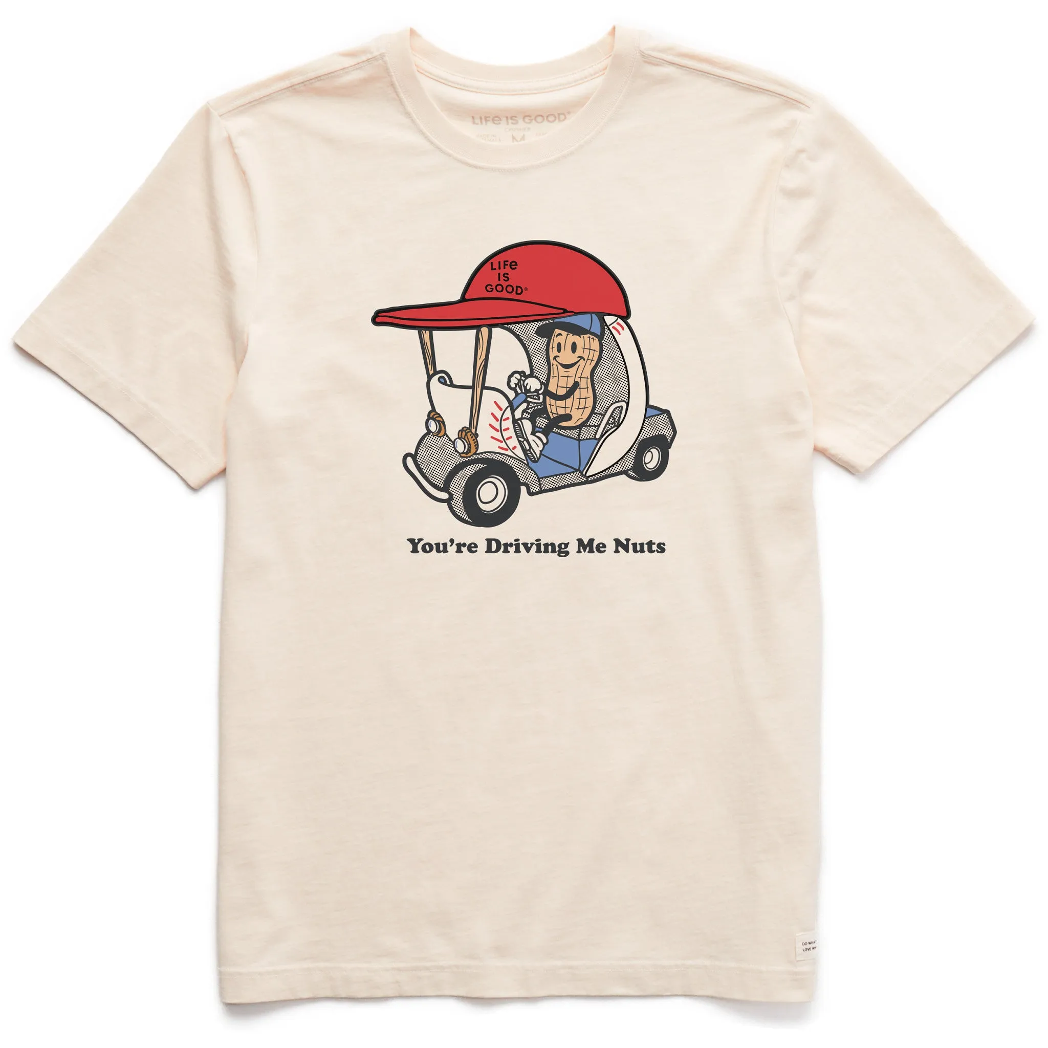 Men's You're Driving Me Nuts Short Sleeve Crusher Tee TearResistant Fabric Quick Layer Fit