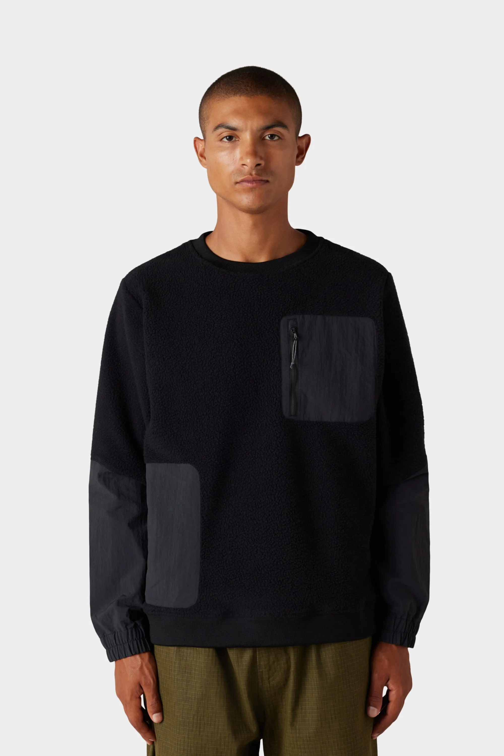 Cozy Knit 686 Men's Buttermilk Sherpa Crew