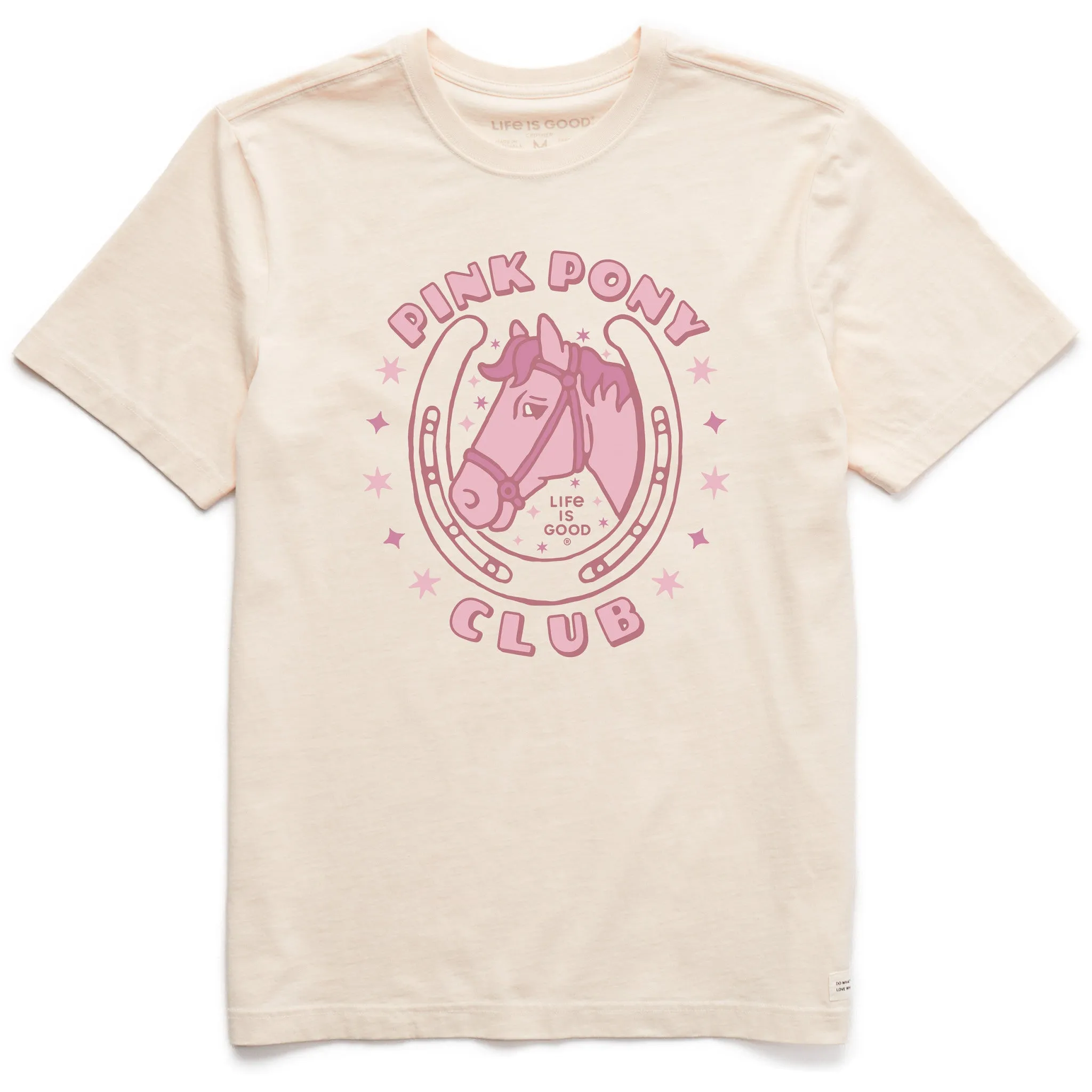in demand Men's Pink Pony Club Short Sleeve Crusher Tee