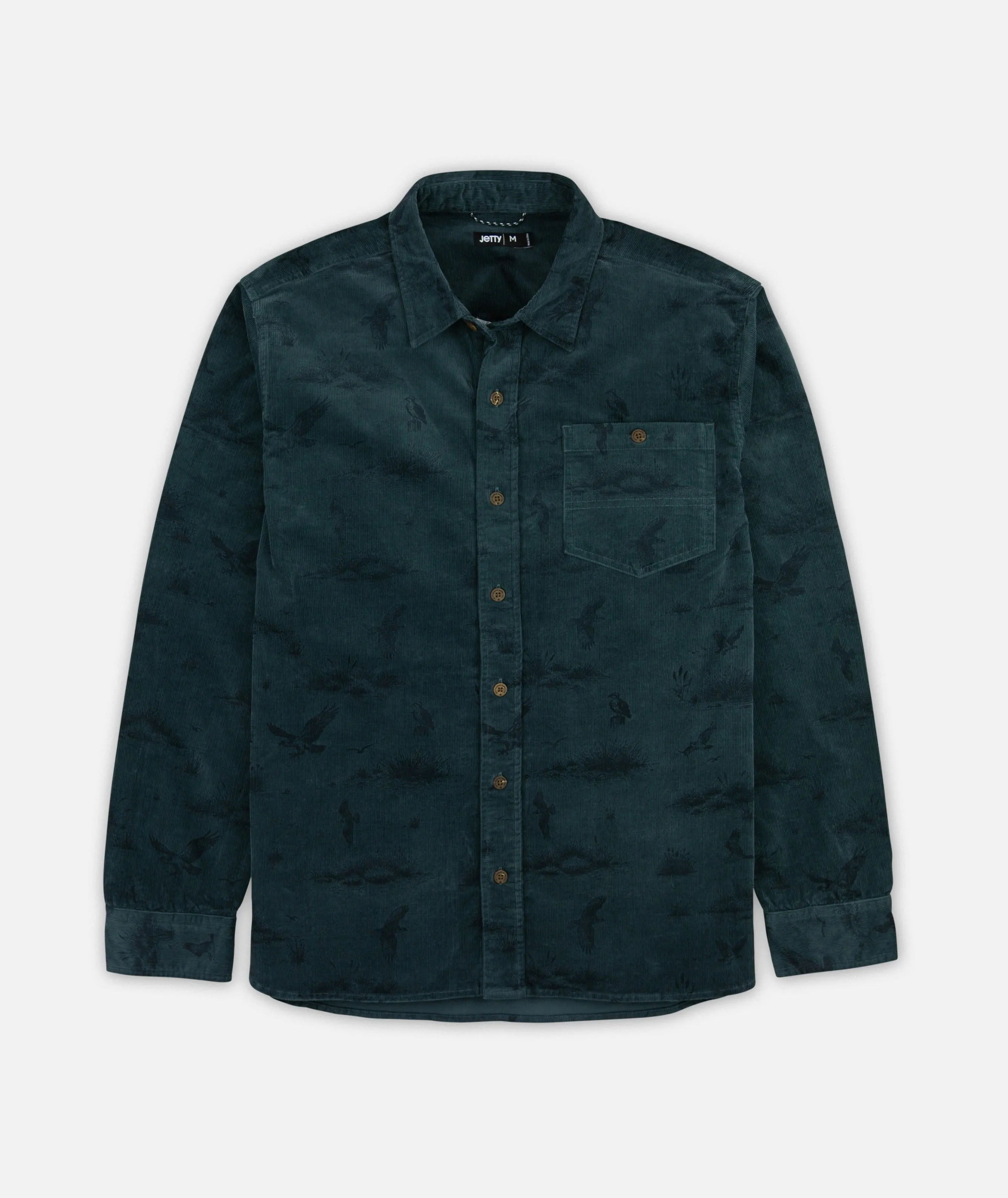 Shoals Corduroy Shirt - Navy Chill Comfort City Smart