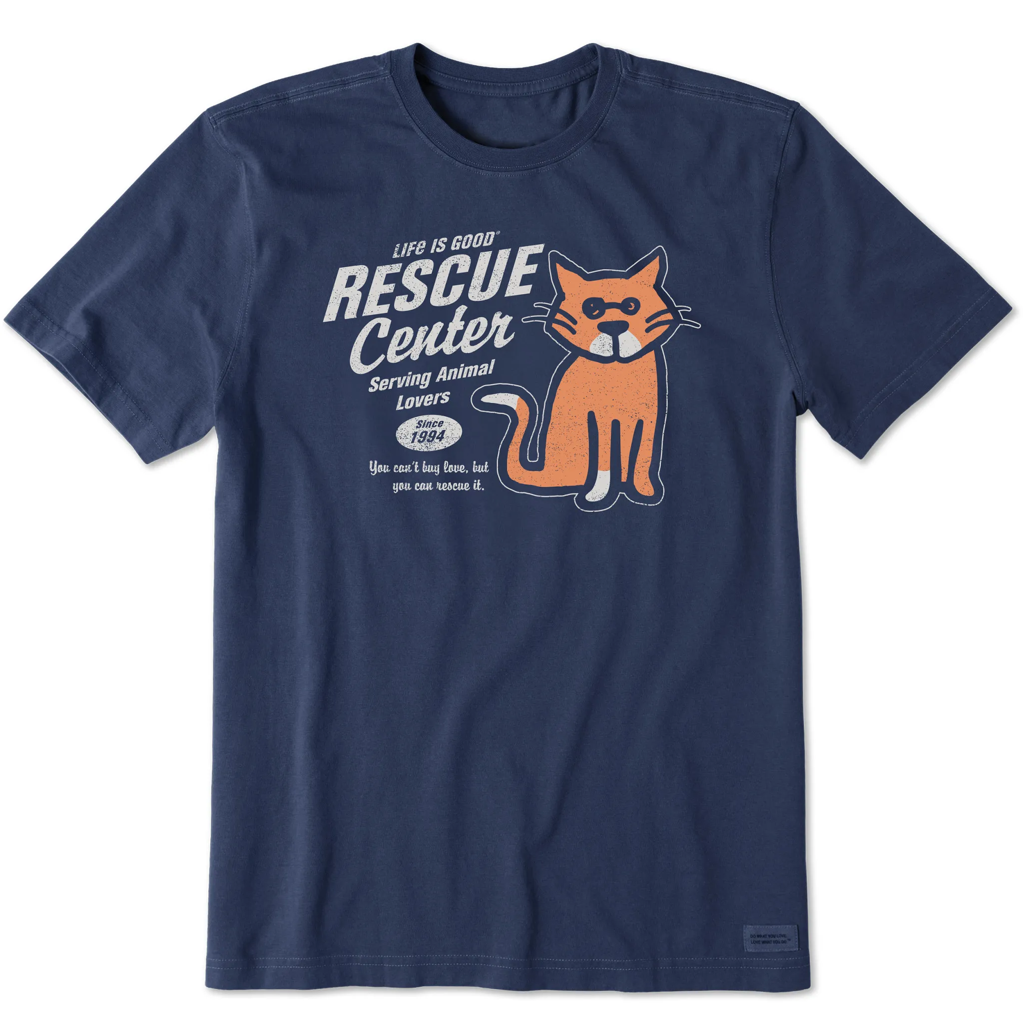 Moisture Wicking Technology Men's Rescue Center Al Short Sleeve Crusher Tee