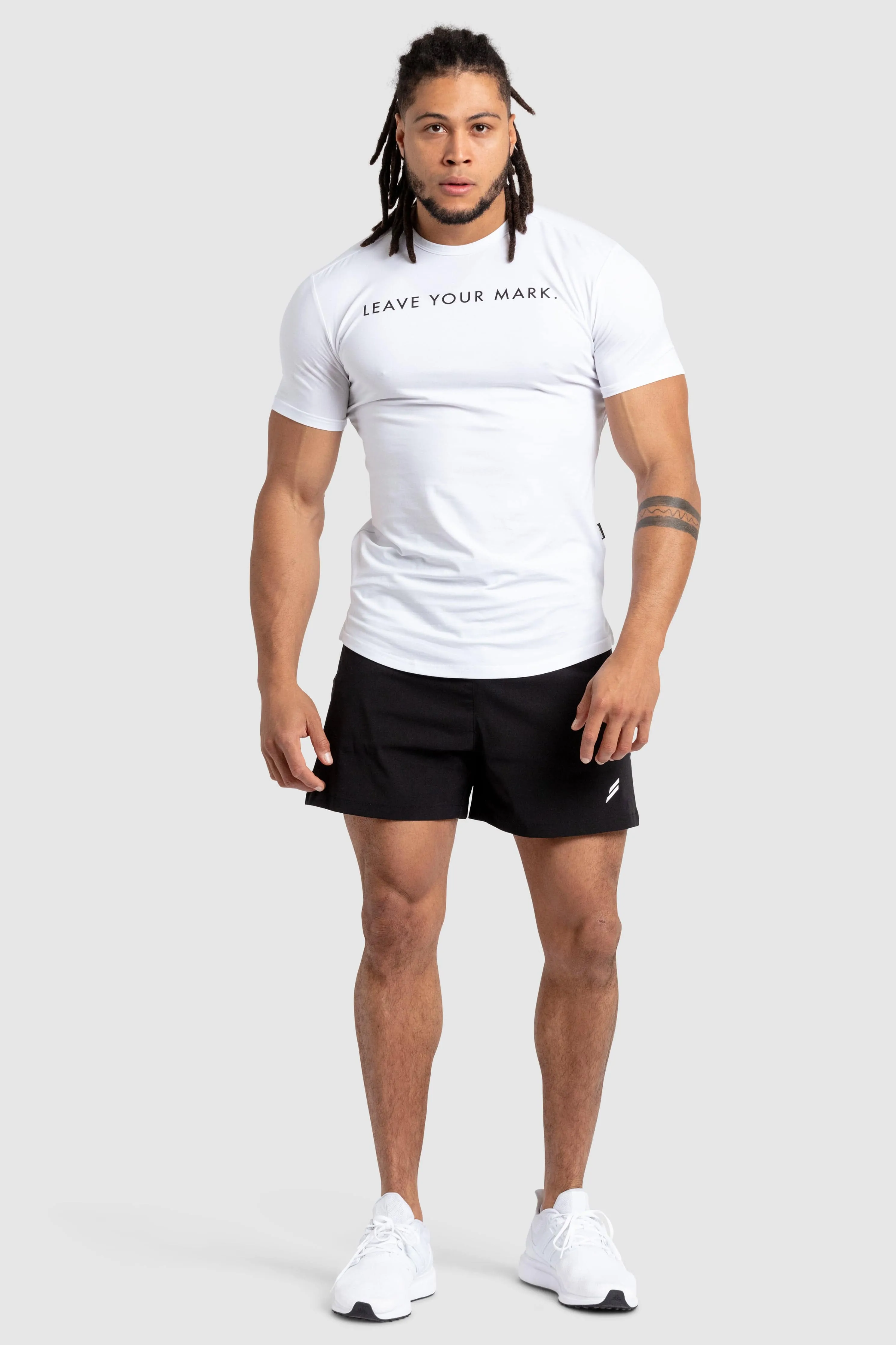 Modern Outfit All-Purpose Wear Leave Your Mark Drop Tee - White