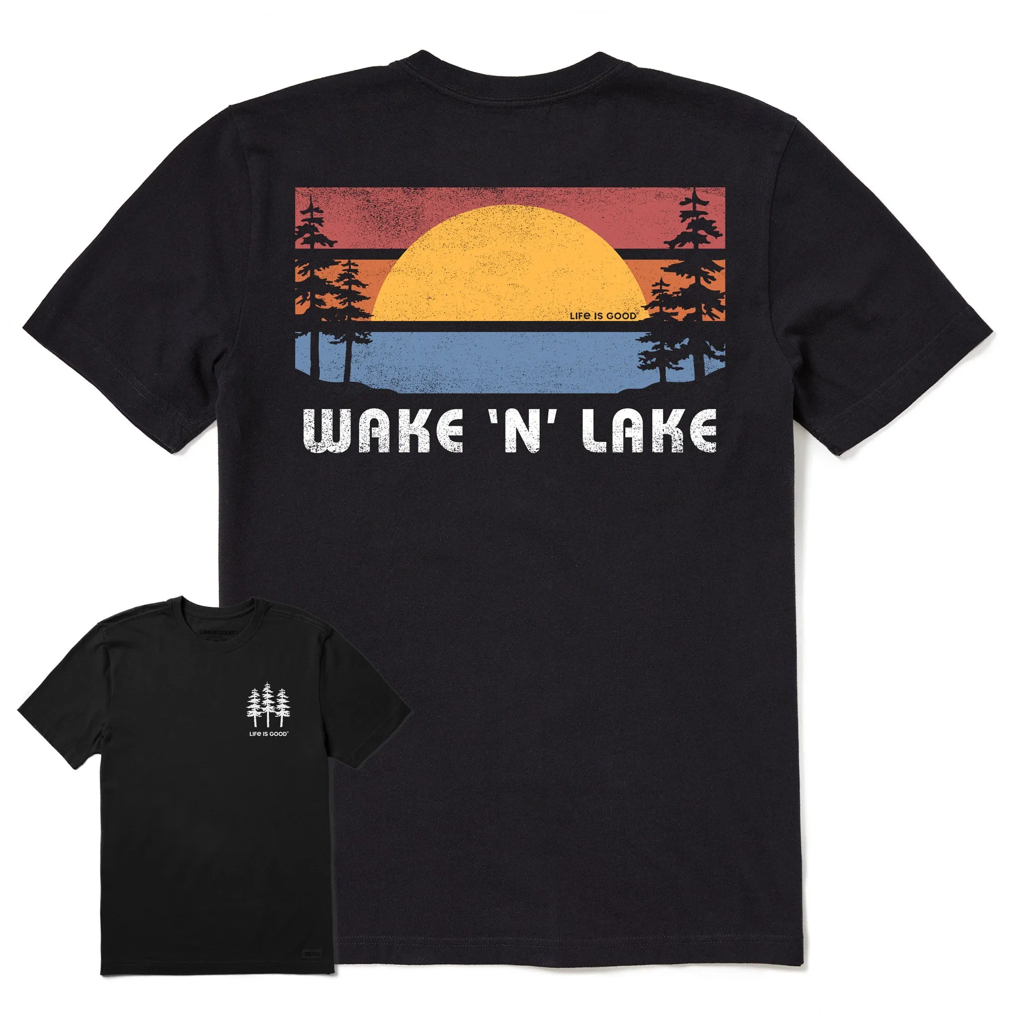 Men's Wake N Lake Short Sleeve Tee Indoor Comfort