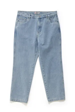 Denim Standard Jean Fade Wash Relaxed Design Style