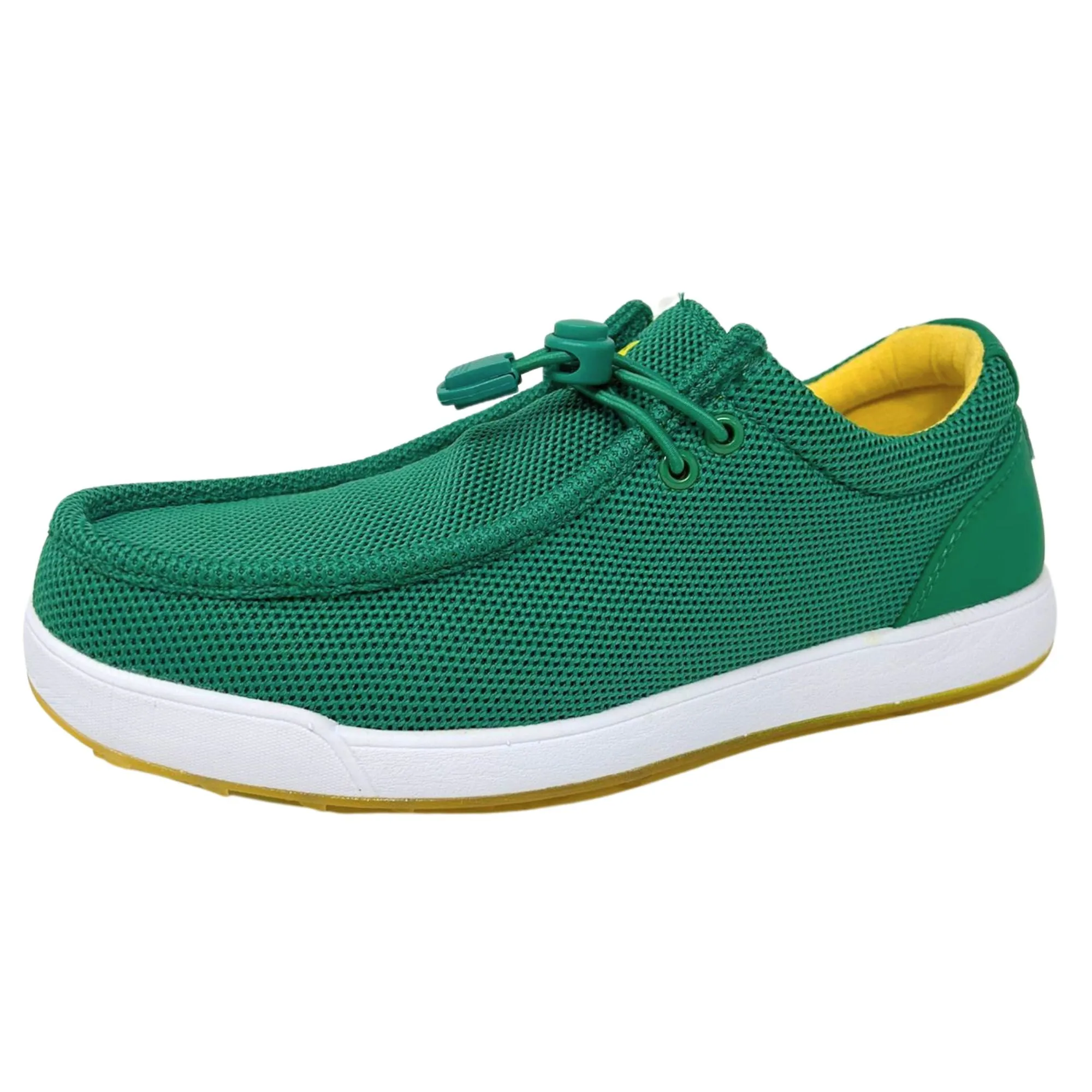 SK??NI Men's Golf Shoe Waterproof- Green/Yellow Performance Boost Premium Fit