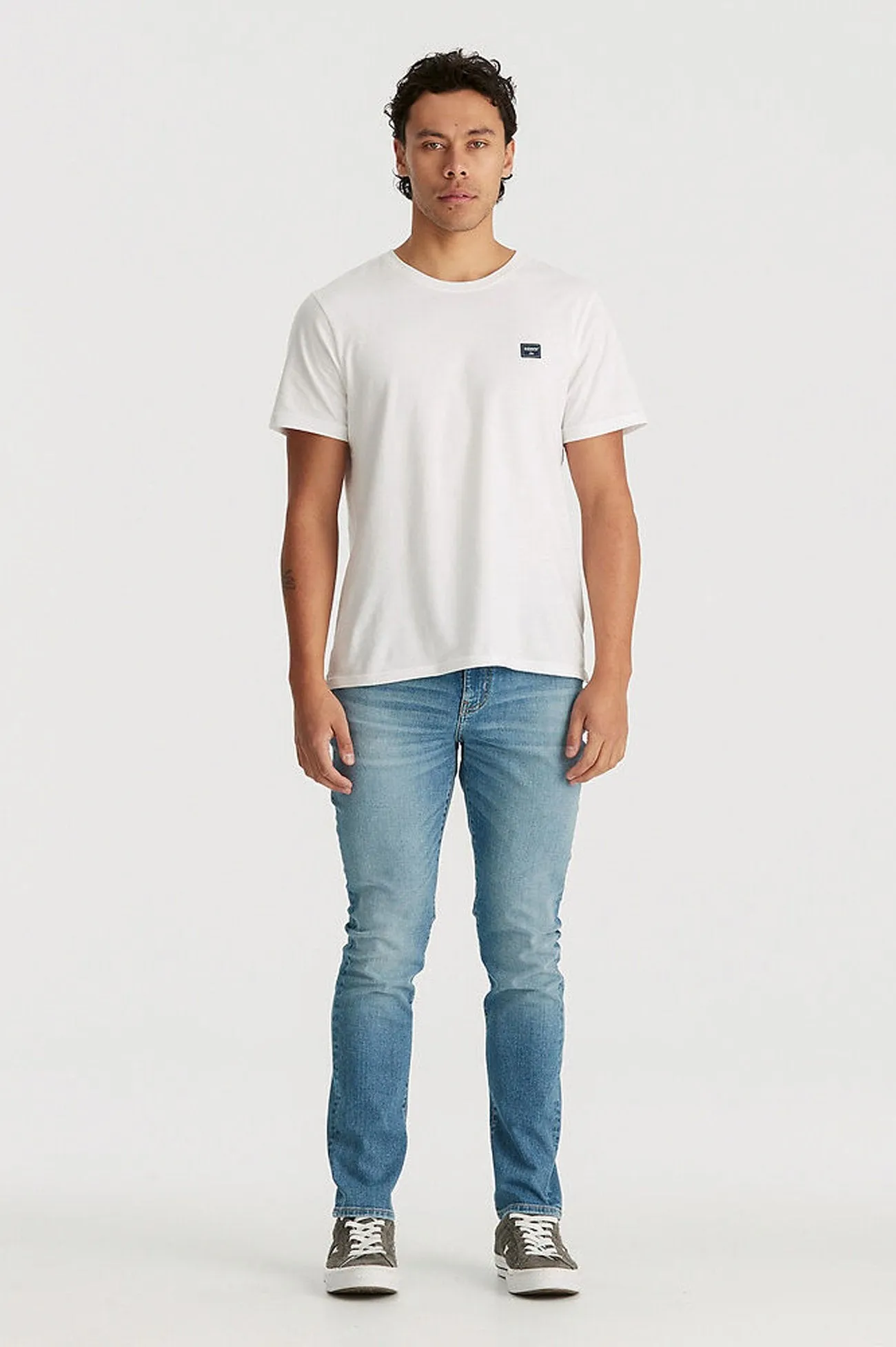 Relaxed Style Neutral Teen Outfit Elegant R2 Slim Jean Blue Tempest