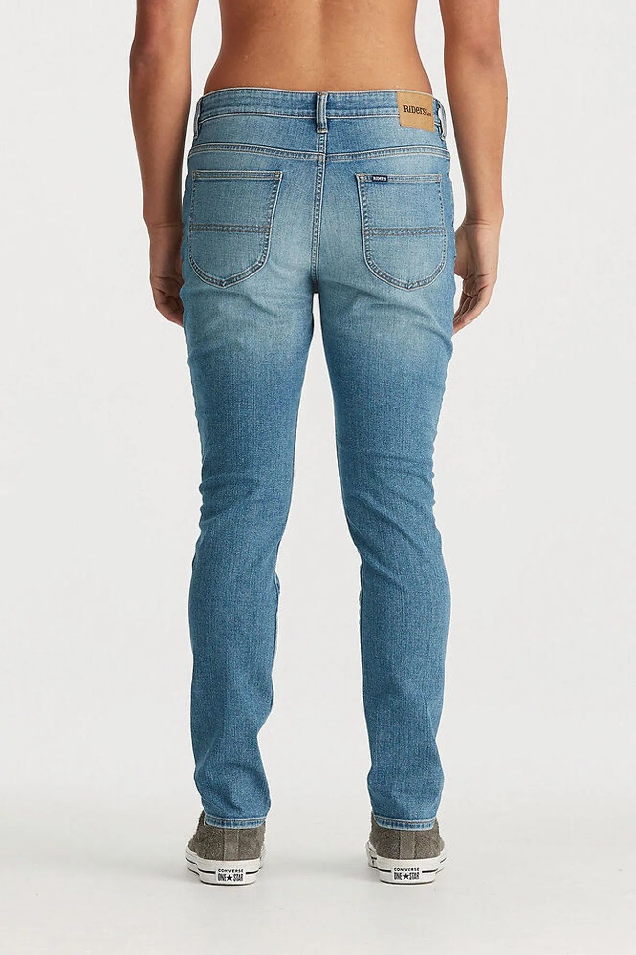 Relaxed Thigh Cut R2 Slim Jean Blue Tempest