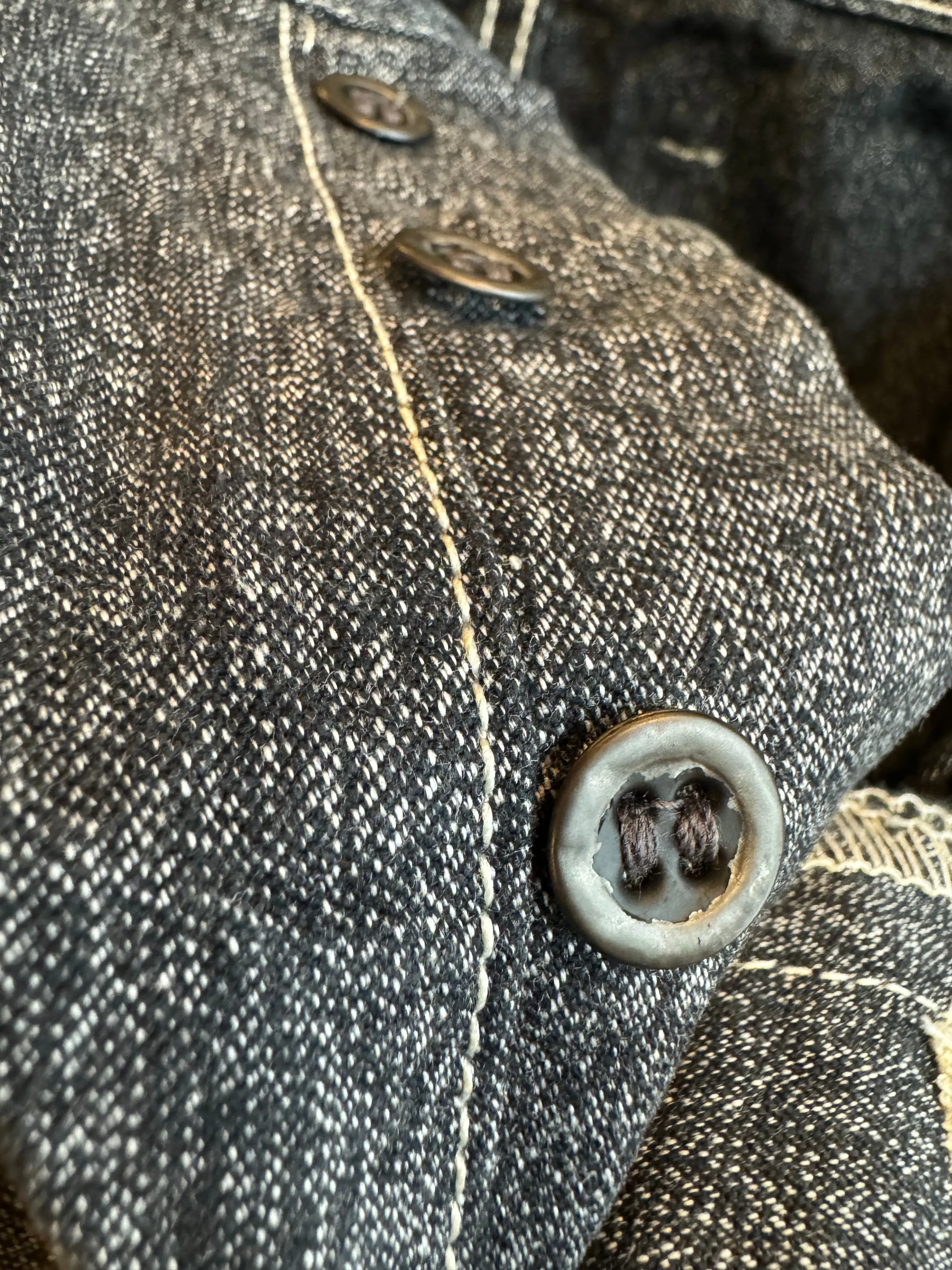 Japanese Salt and Pepper twill  Wide leg single pleat 40's work trouser Chill Fit Stretchable Fabric