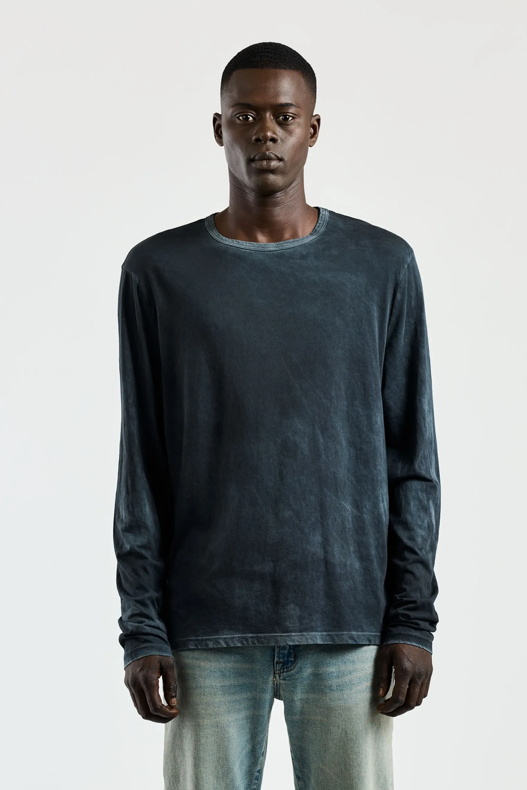 Classic Crew Long Sleeve Shirt Wrinkle Resistant Material