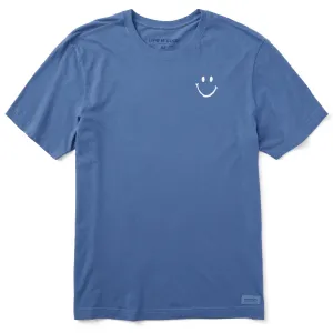 Relaxed Look Cycling endurance Men's Smiley Short Sleeve Crusher Tee