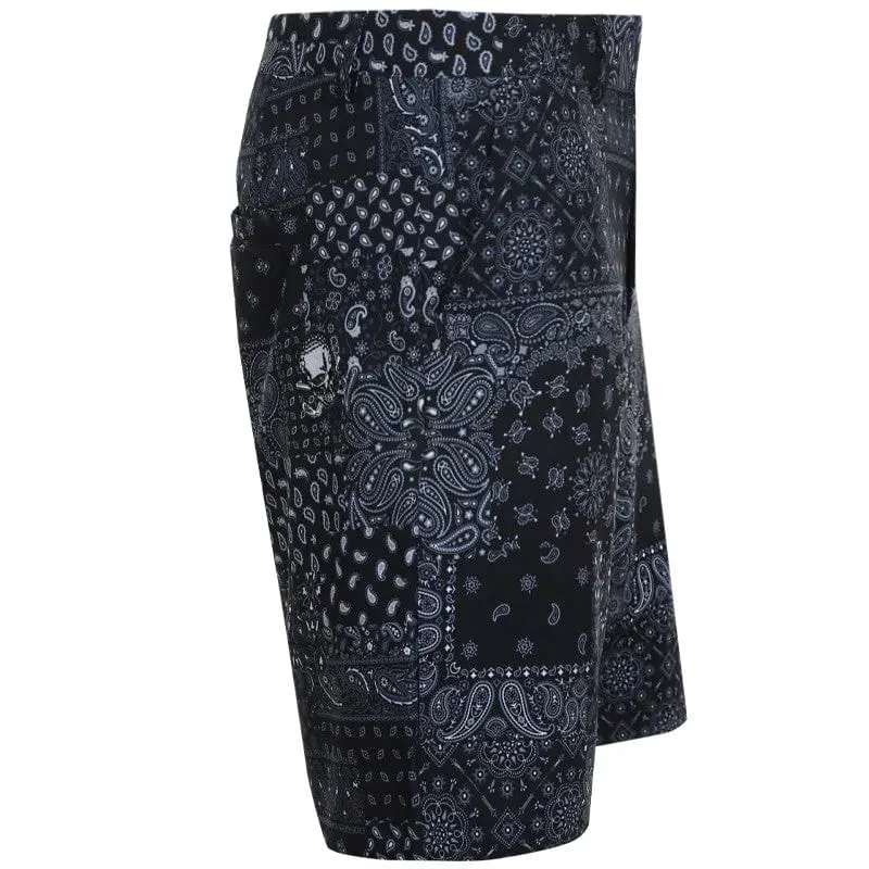 Summer Layers Tattoo Golf: Men's Hustler Cool-Stretch Golf Shorts - Black