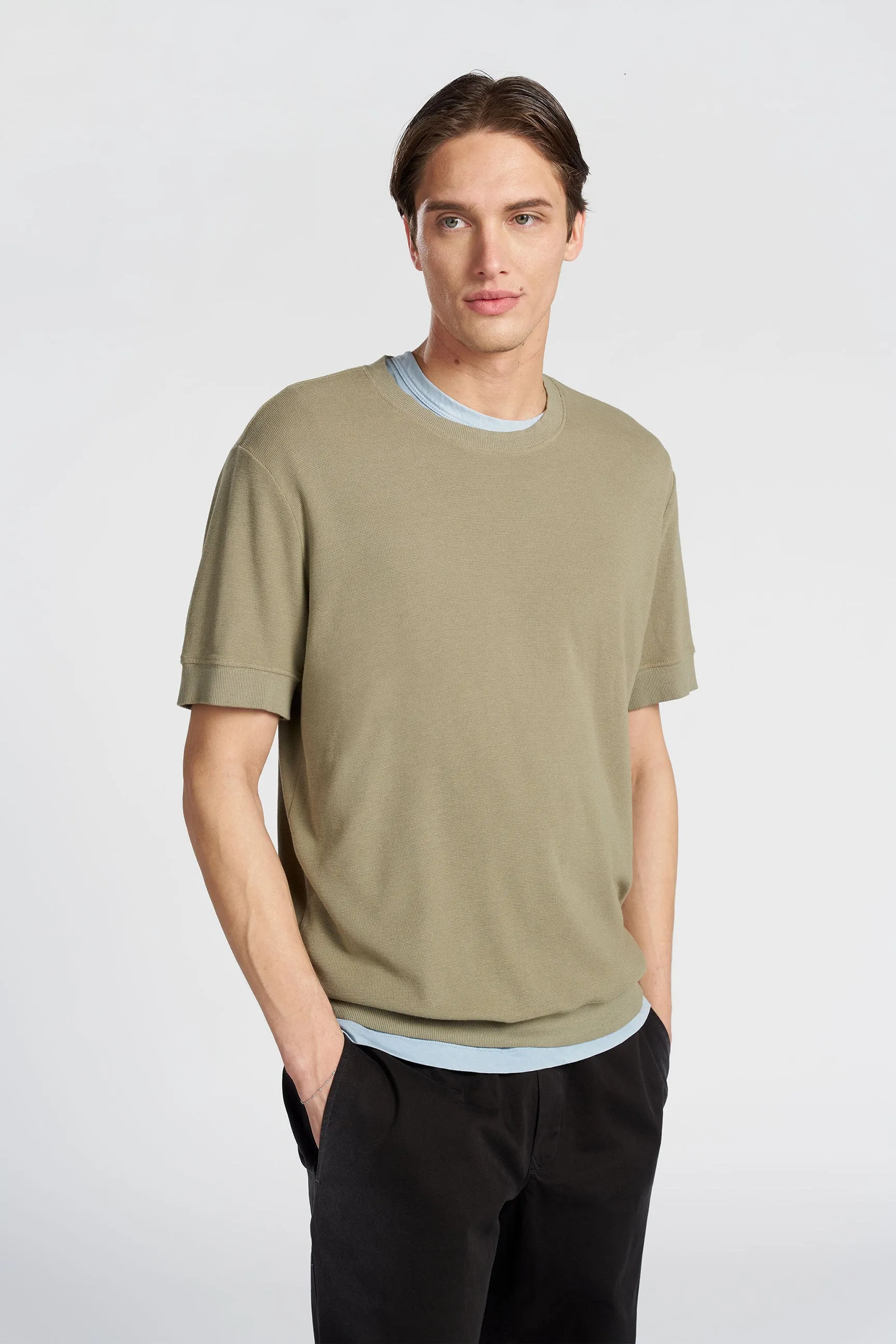 Hendrix Short Sleeve Crew FlexibleCollarOptions