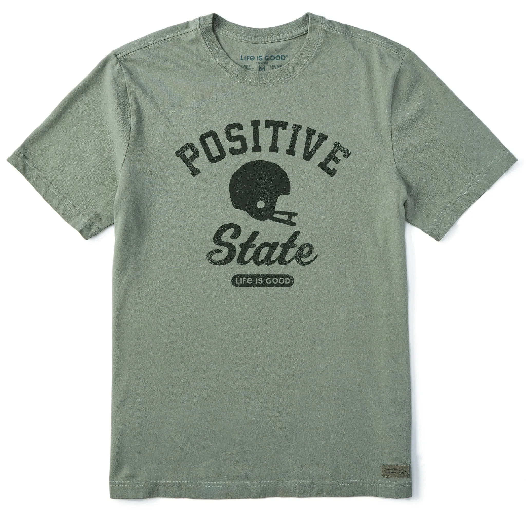 Breathable Layer Micro Perforation Men's Positive State Football Short Sleeve Tee