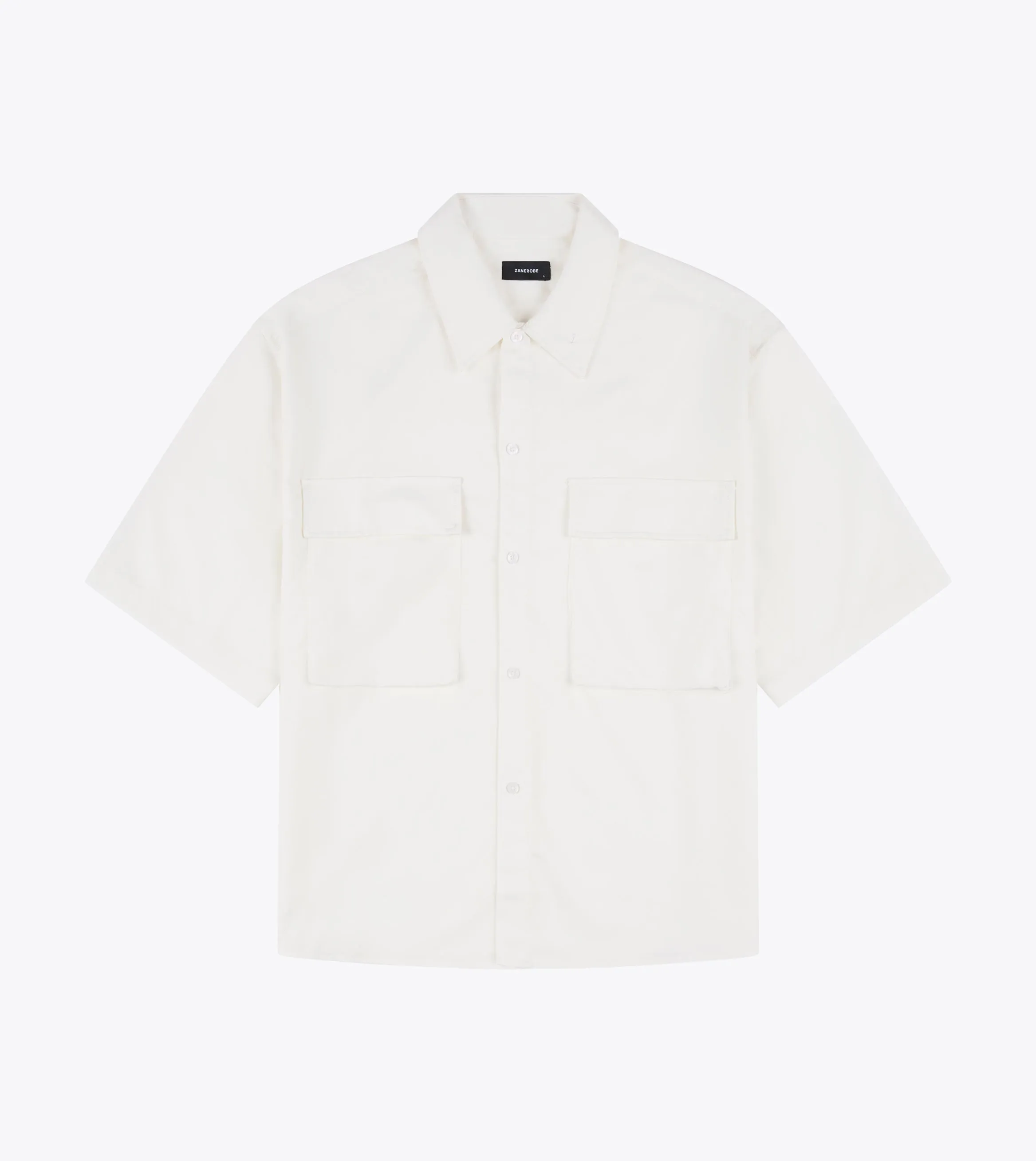 Denim style Utility Shirt Vintage White