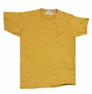 Nathan's Hot Dog Mustard Heather Pocket Tee Heavy Silk