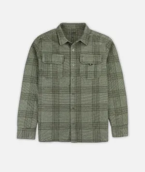 proper length Arbor Flannel - Charcoal