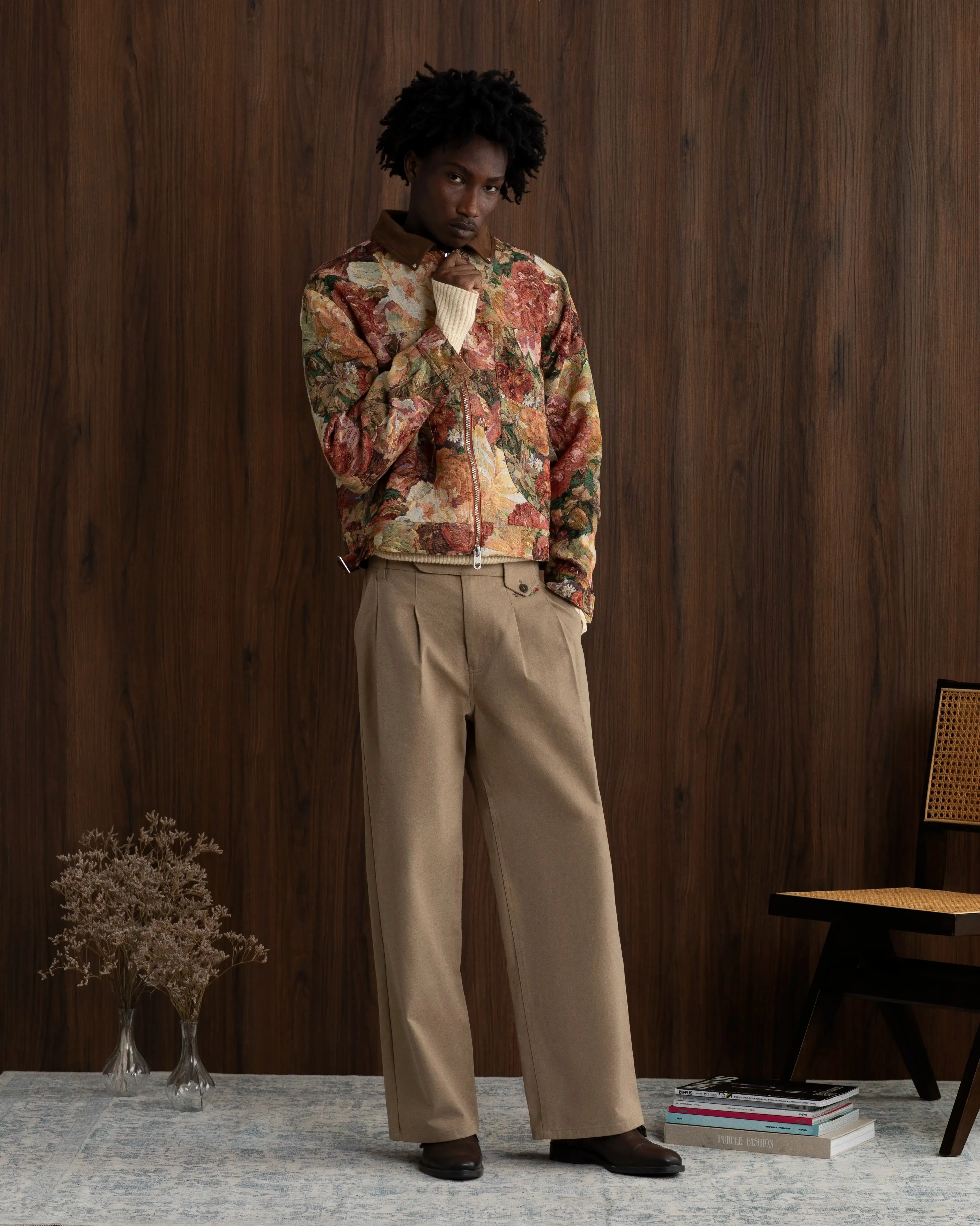 Tapiz Jacket Brown Rain Guard Stormproof Zipper