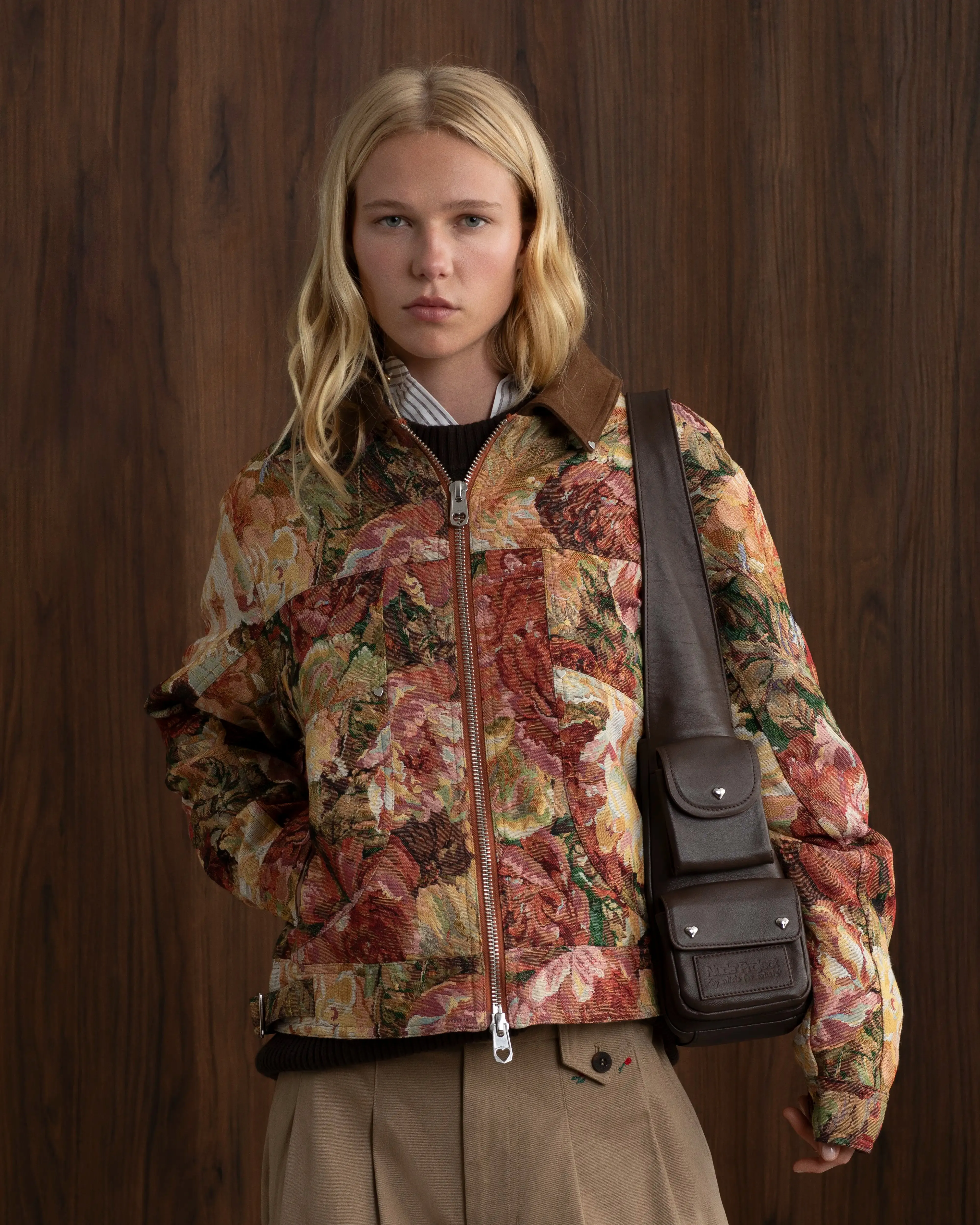 Tapiz Jacket Brown Noise Free Material Essential Style