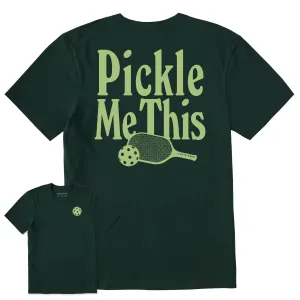 Trendy Comfort Men's Pickle Me This Short Sleeve Crusher Tee