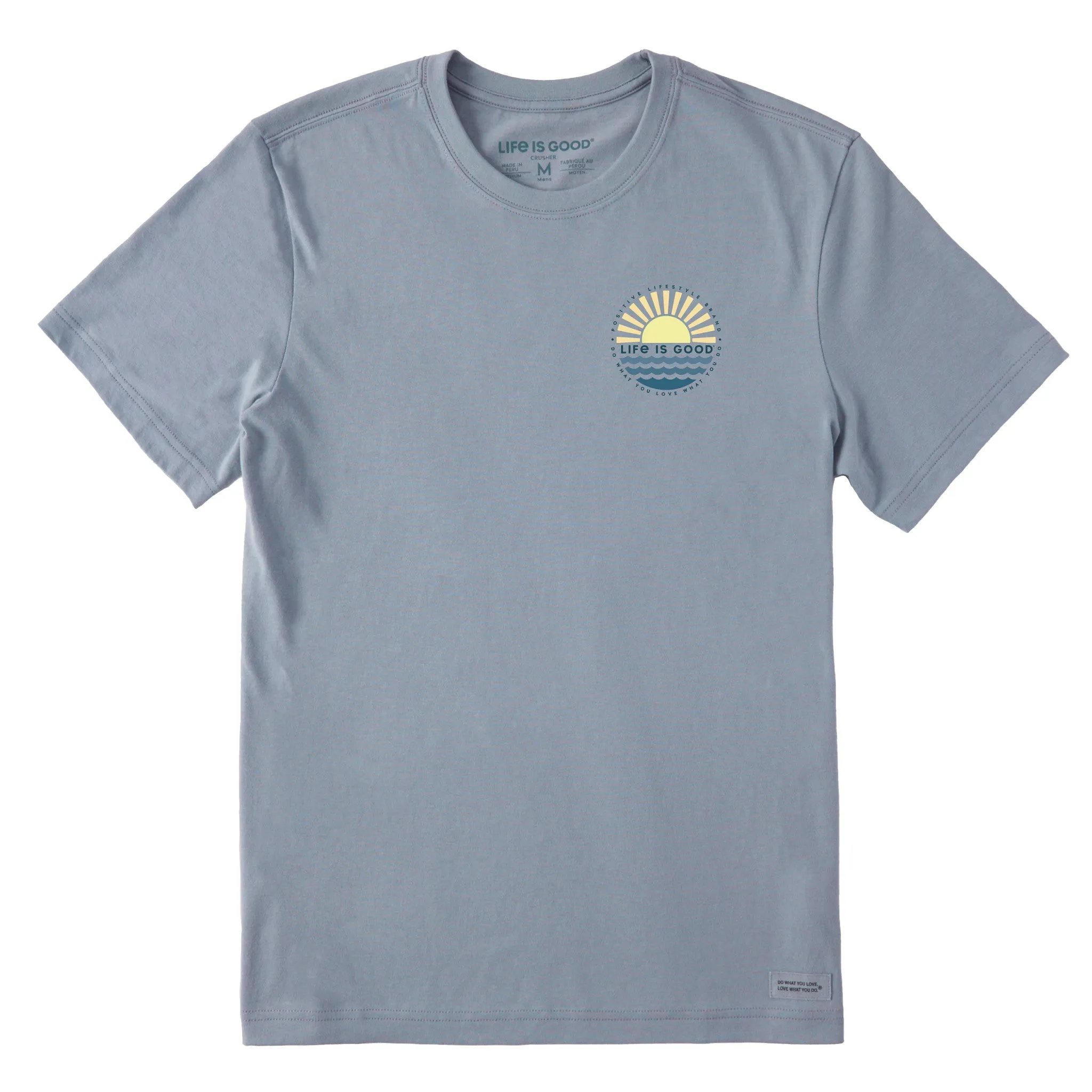 Weekend Fashion Men's Sunset on the Water Short Sleeve Crusher Tee