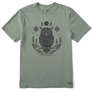 Men's Witchy Owl Short Sleeve Tee UVProtectionFinish