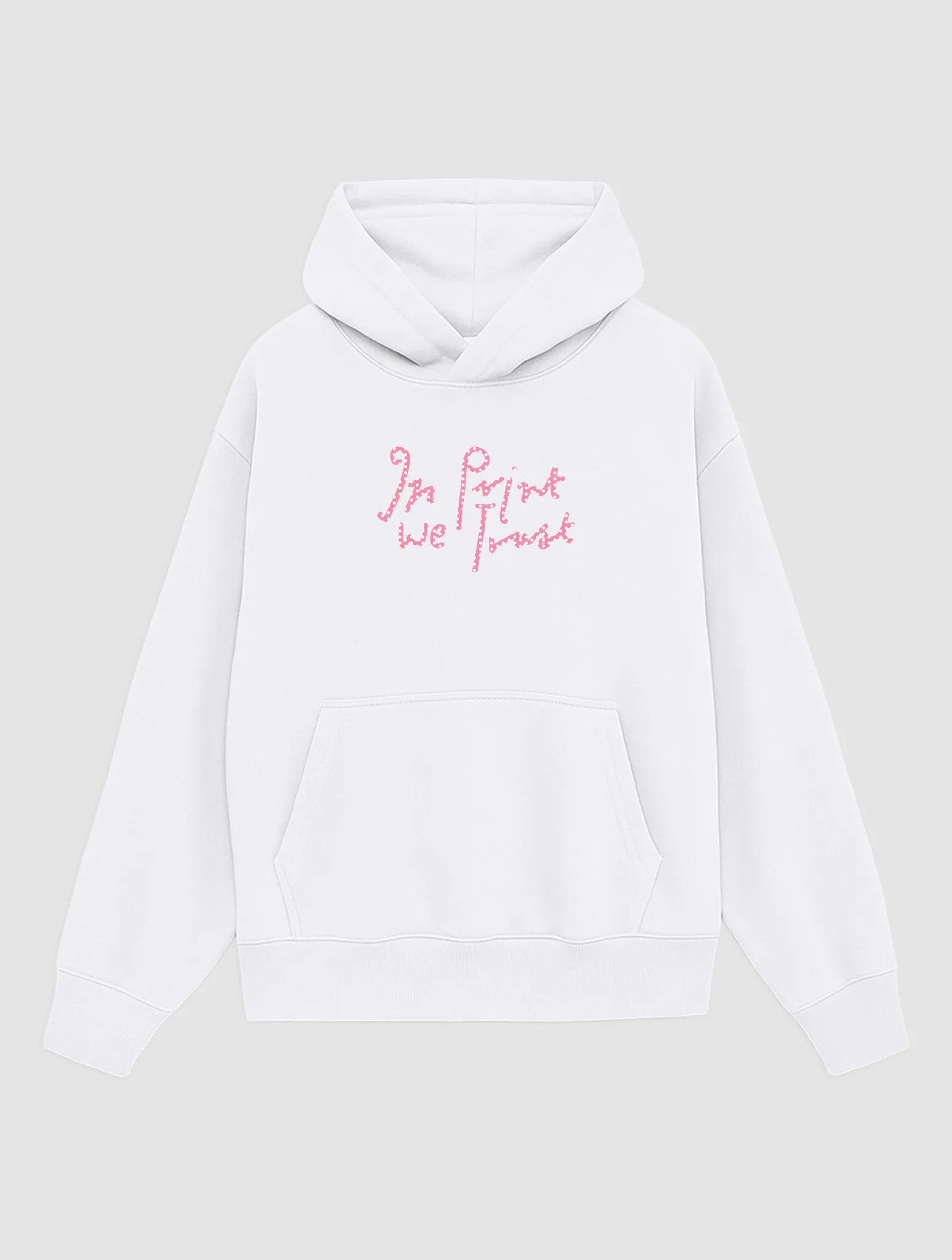 Thermal Lining Affordable designed in london white hoodie