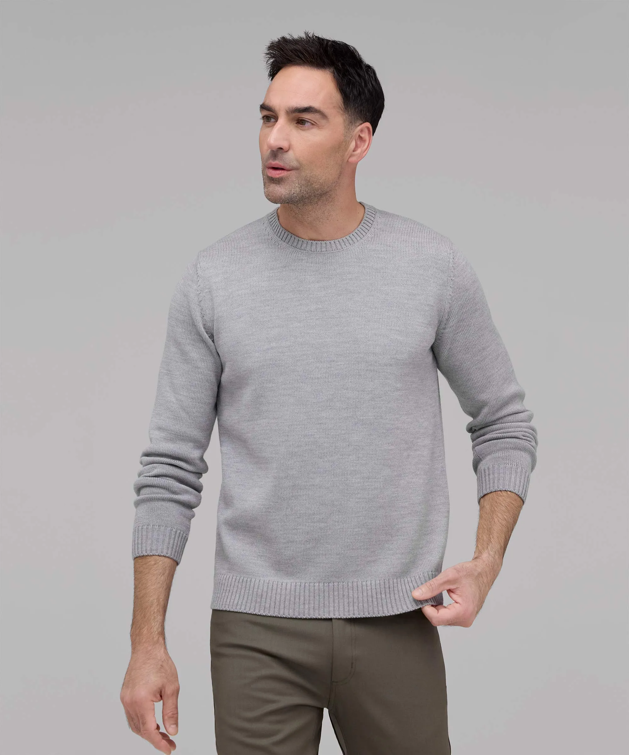 Coffee Shop Effortless Style Men's Heritage Knit Sweater