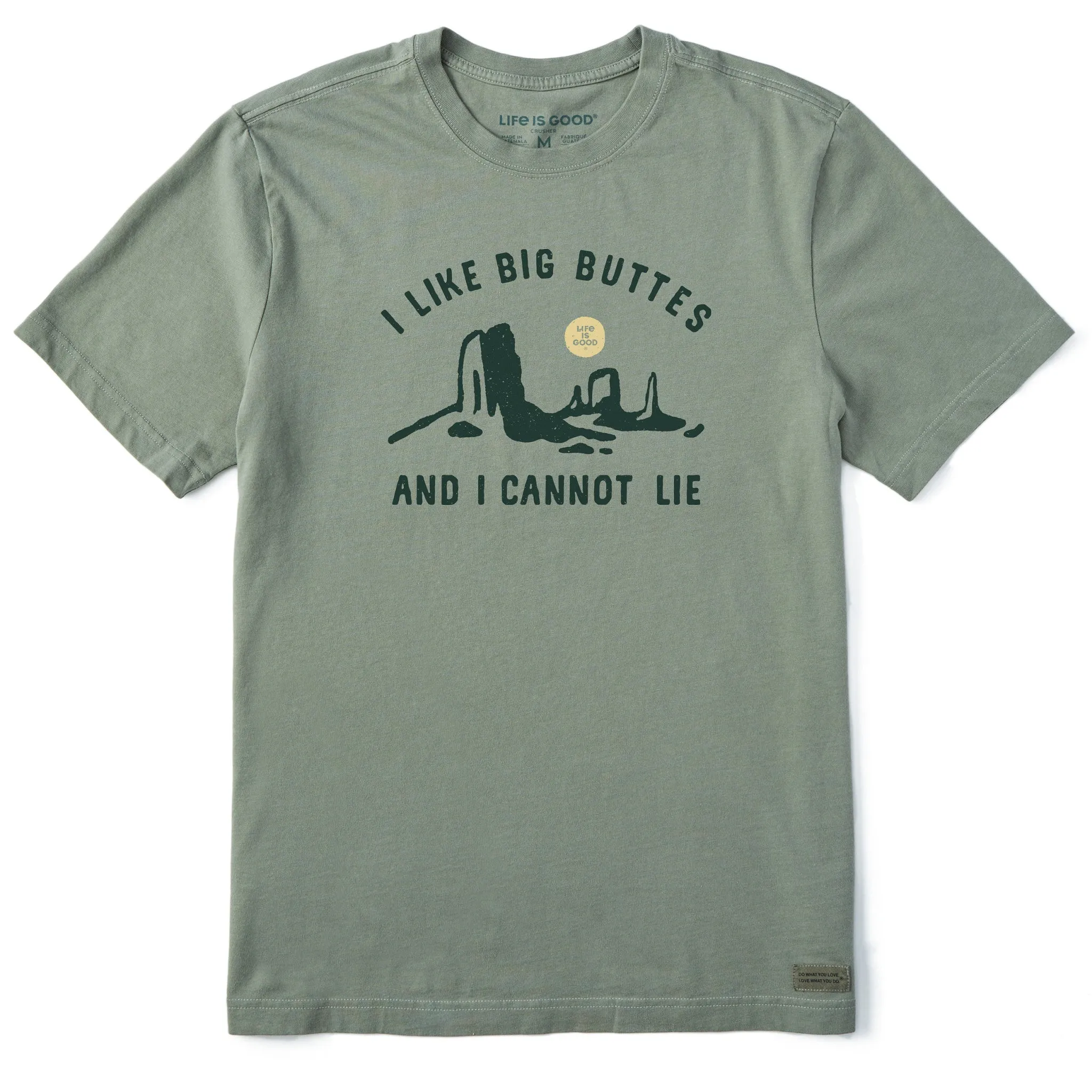 Colorfast Dye Men's I Like Big Buttes Short Sleeve Tee