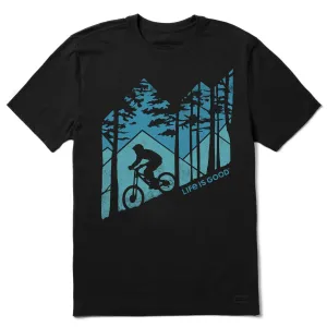 Comfy Top Summer Style Men's Woodsy Downhiller Short Sleeve Tee
