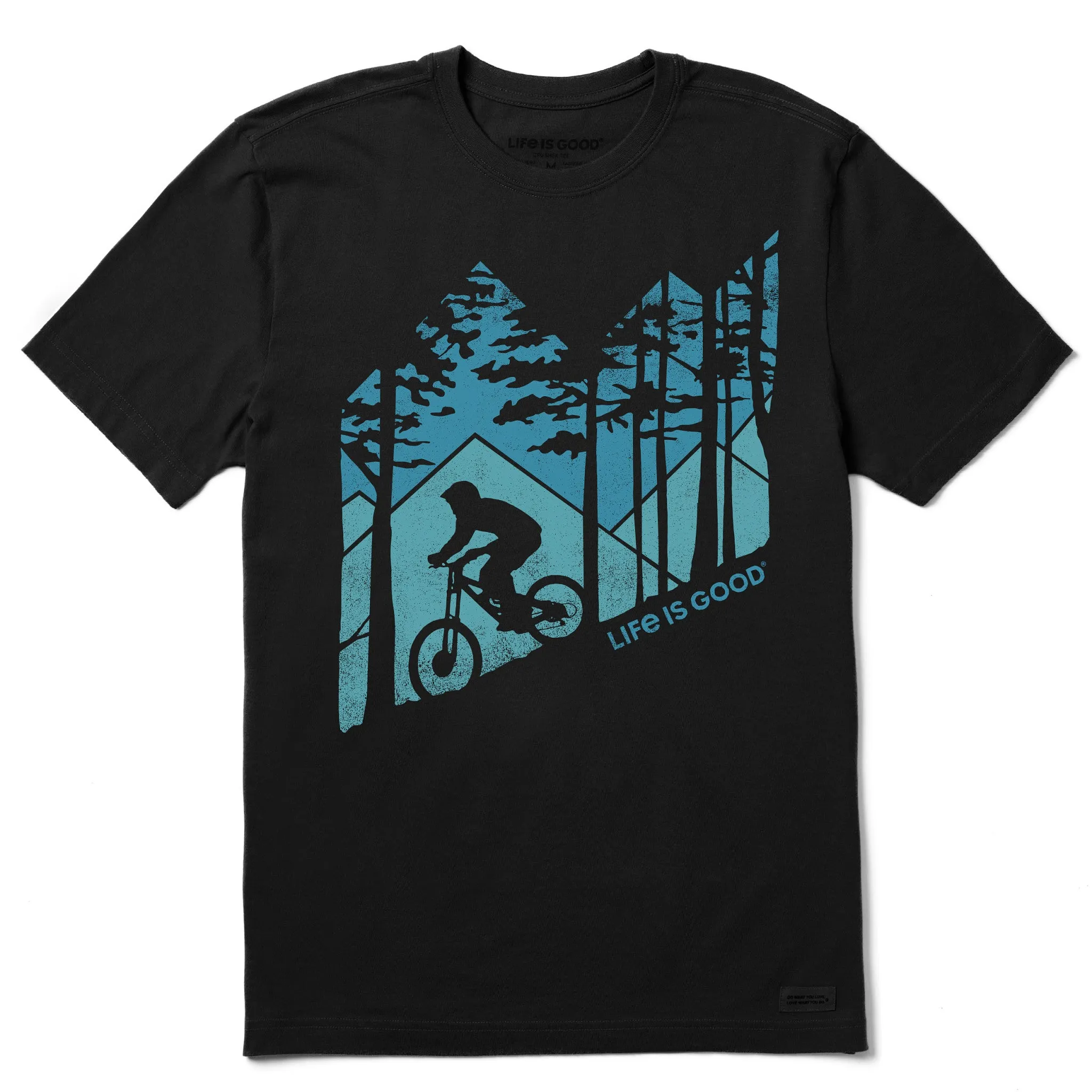 Men's Woodsy Downhiller Short Sleeve Tee Active Lifestyle print design