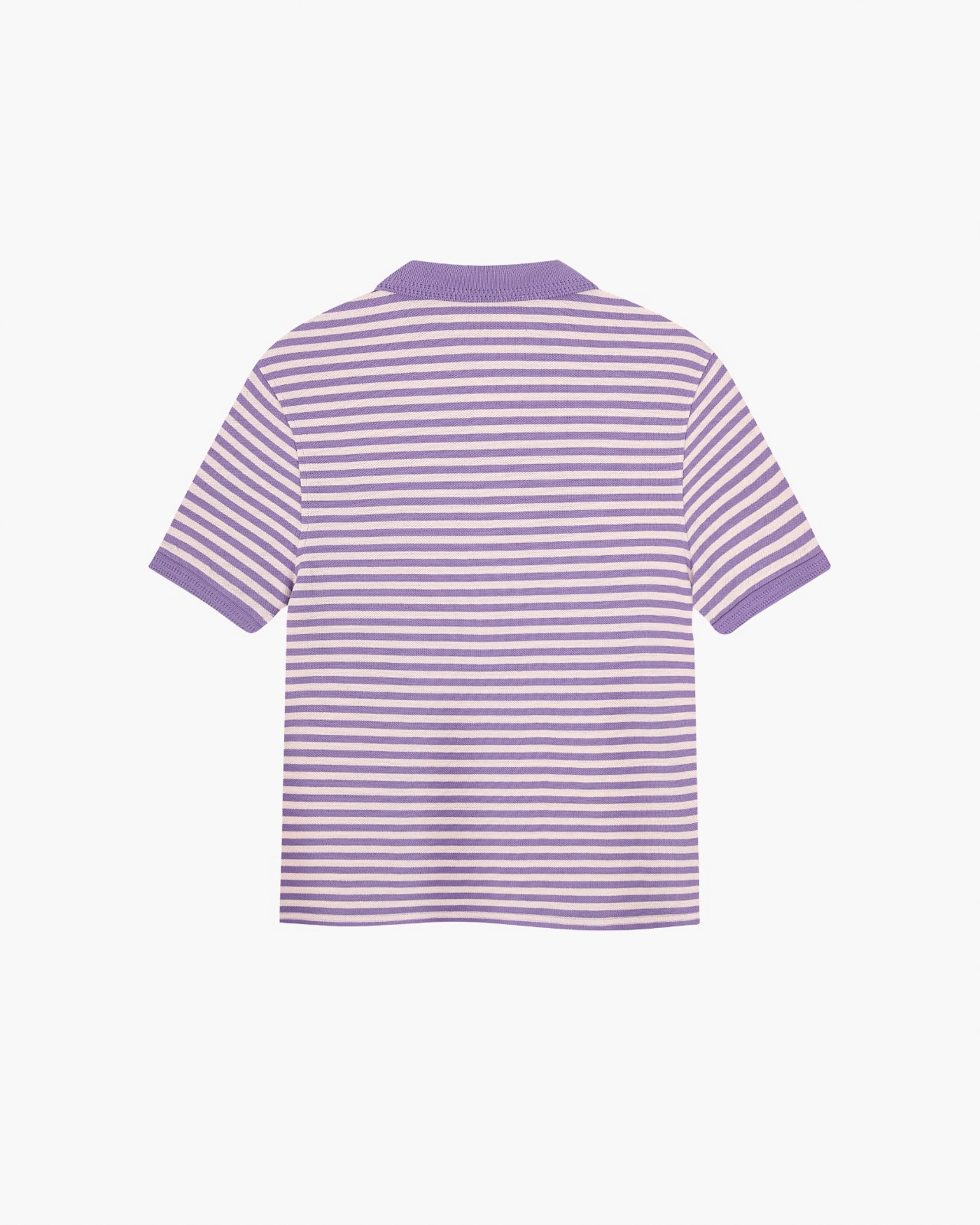WaterResistant Coating Dynamic Glow Apple Crew Stripes Polo Purple