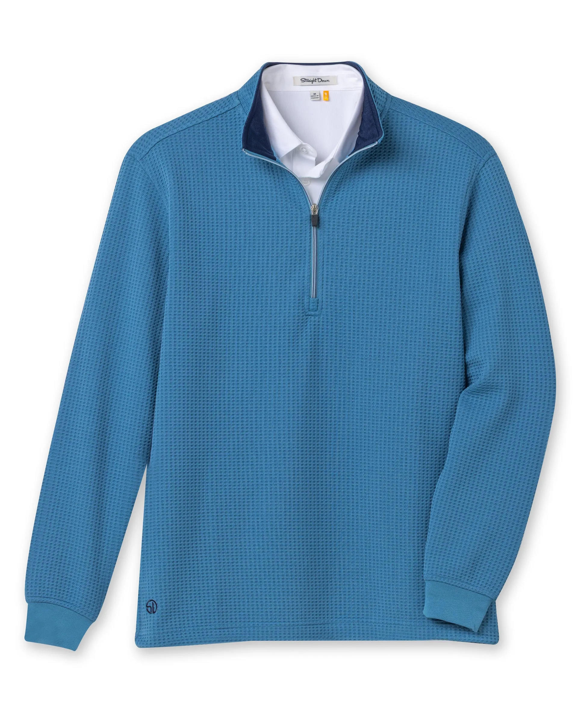 Optic Quarter Zip - Petrol Winter Wardrobe