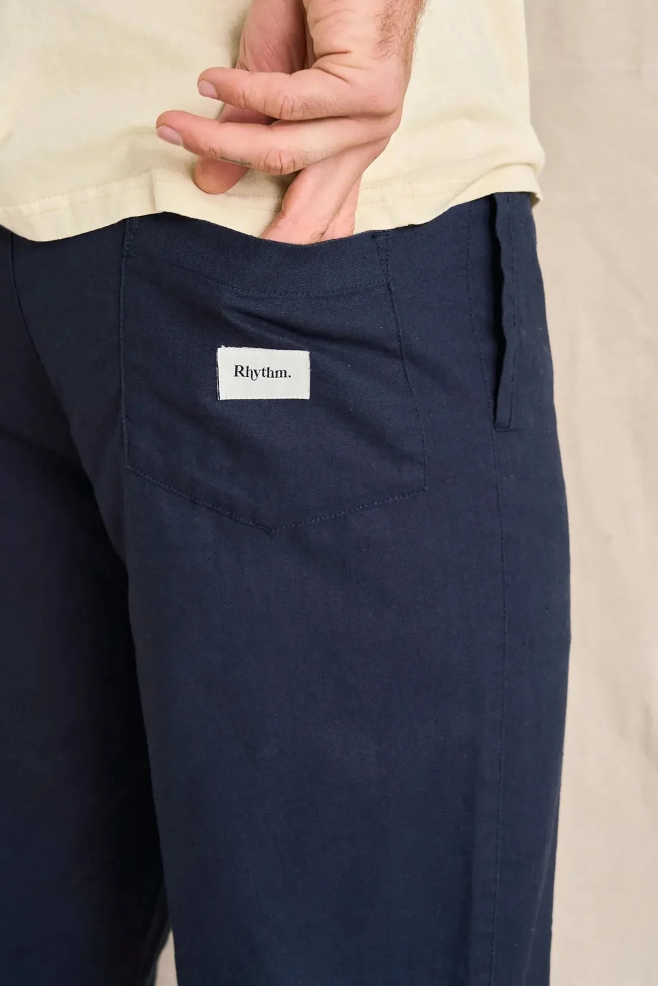 All Time Use Linen Jam Pant Navy
