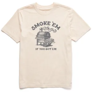 Relaxed Armhole Cut Essential Clothing Men's Smoke 'em Short Sleeve Crusher-LITE Tee