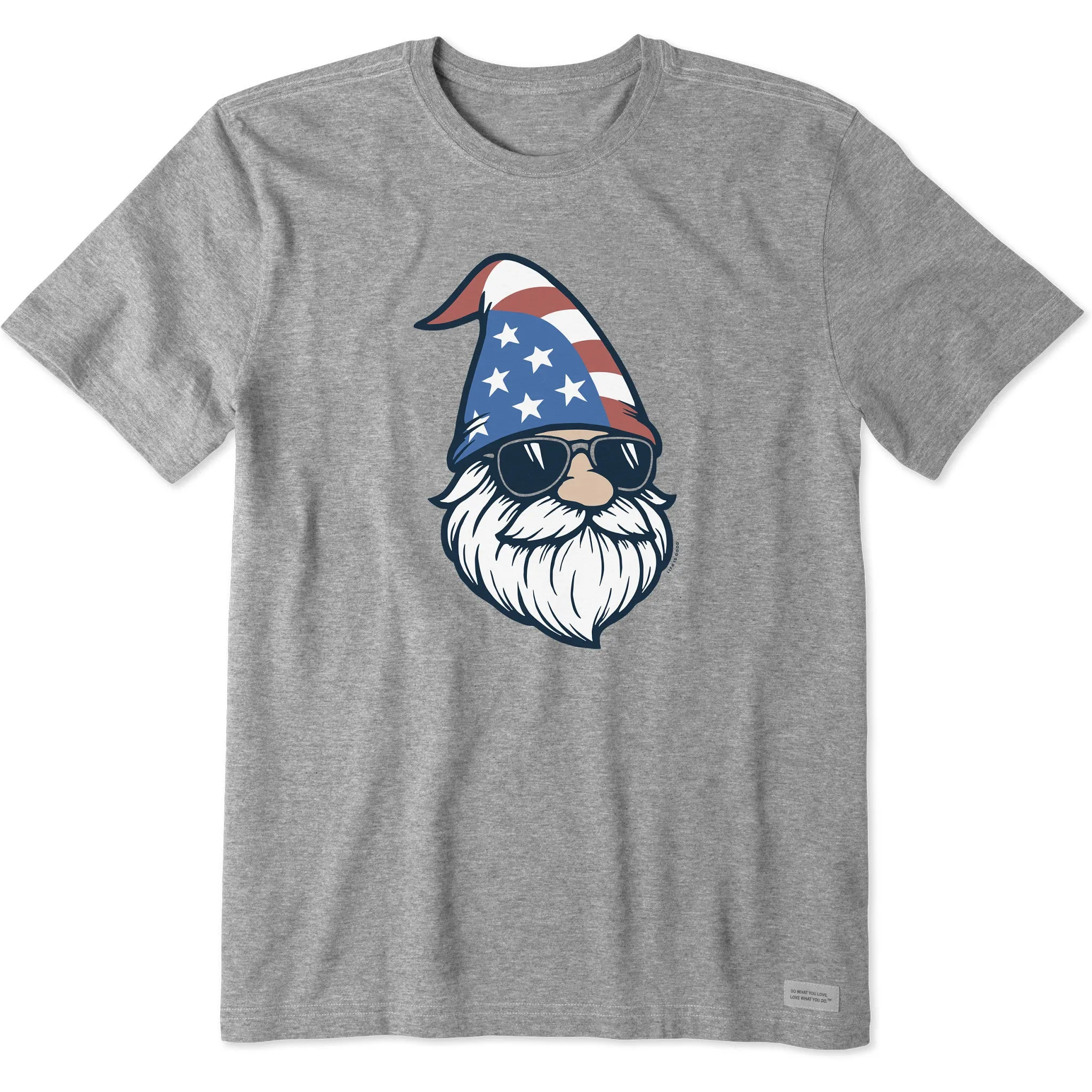 Fashionable Piece VintageWash Men's USA Gnome Short Sleeve Tee