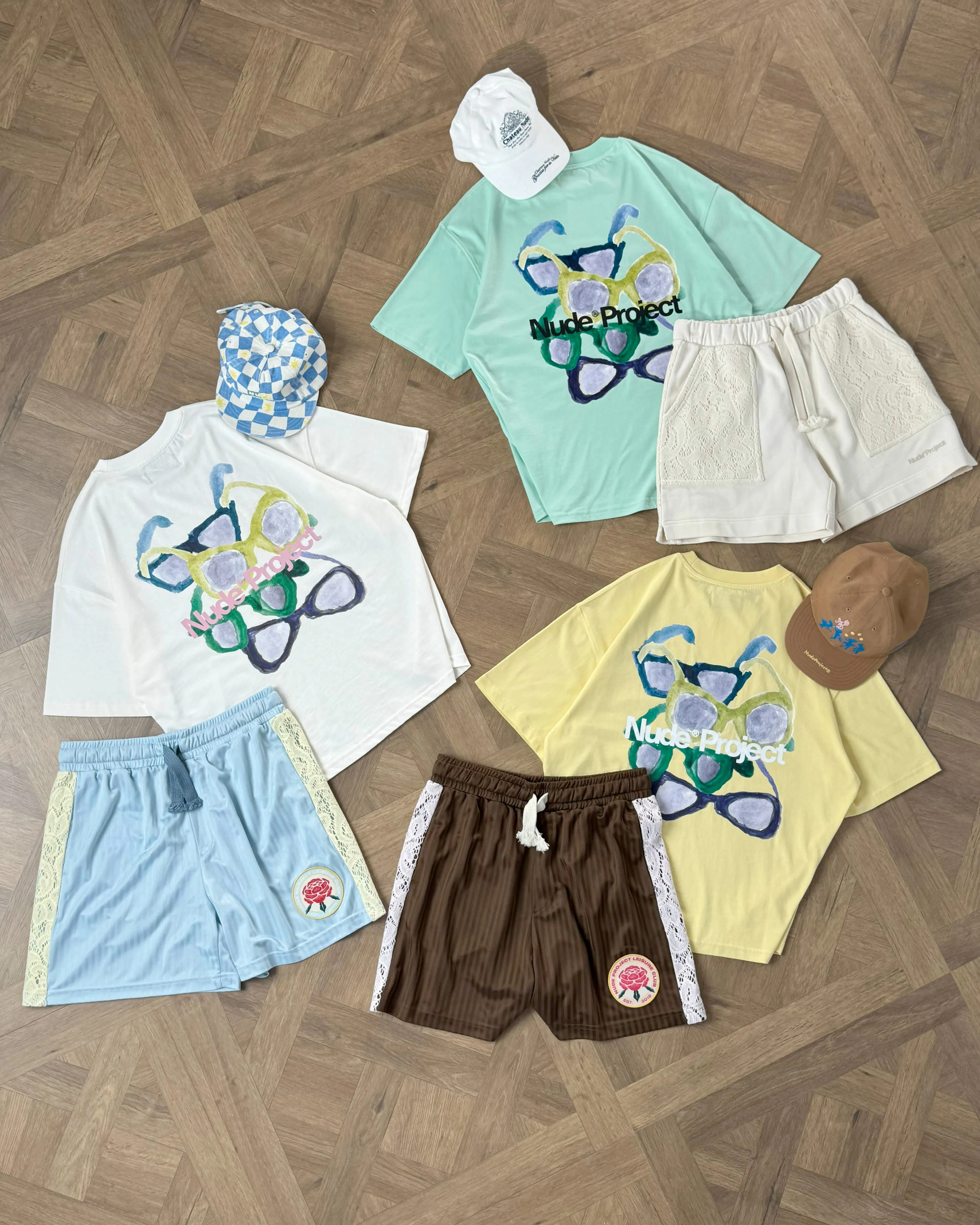 Chafe Free Armhole Sunglasses Tee Pale Green