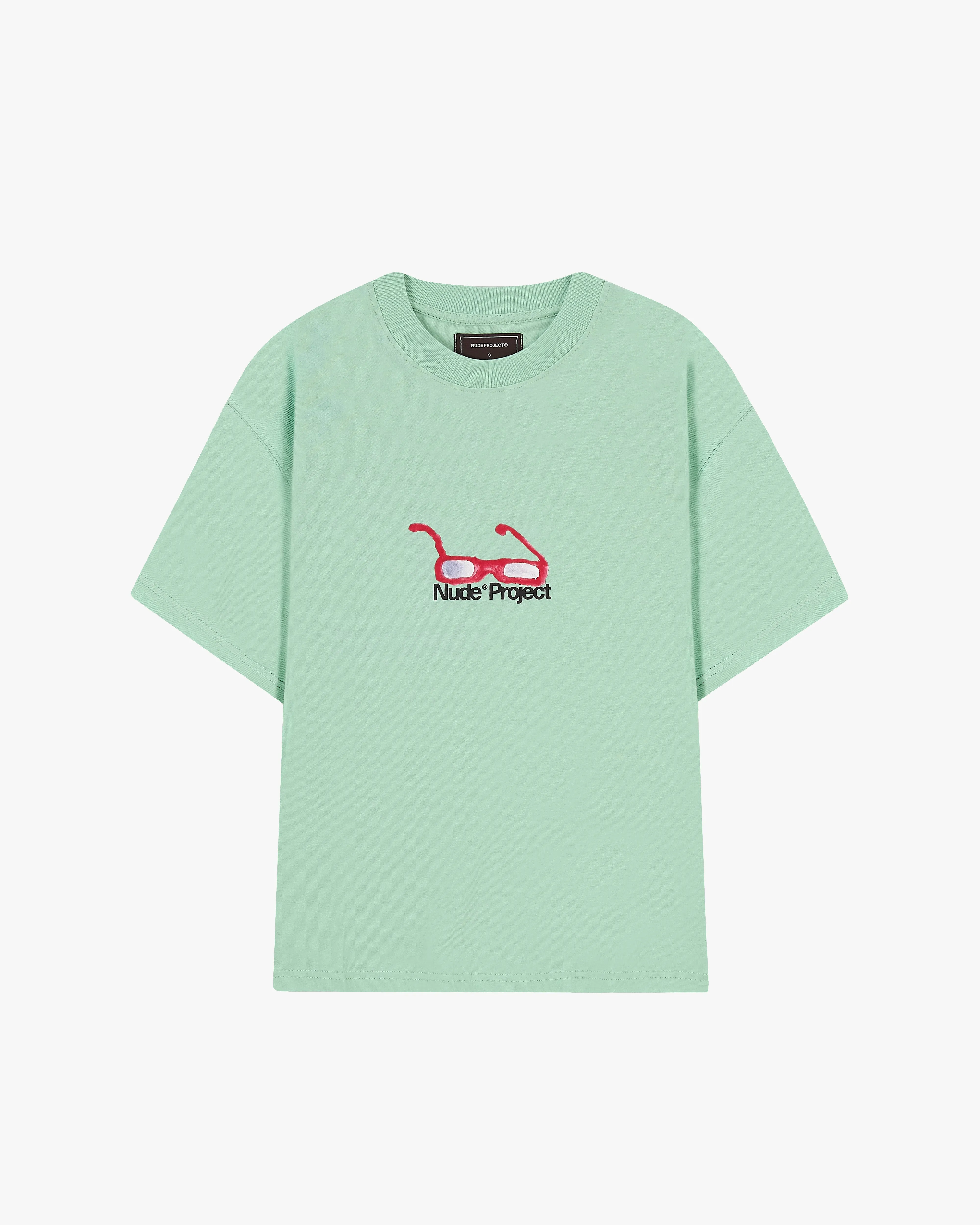 Sunglasses Tee Pale Green Versatile Layer