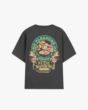 Mansion Tee Ash Sleek Layer Casual Essentials Wear