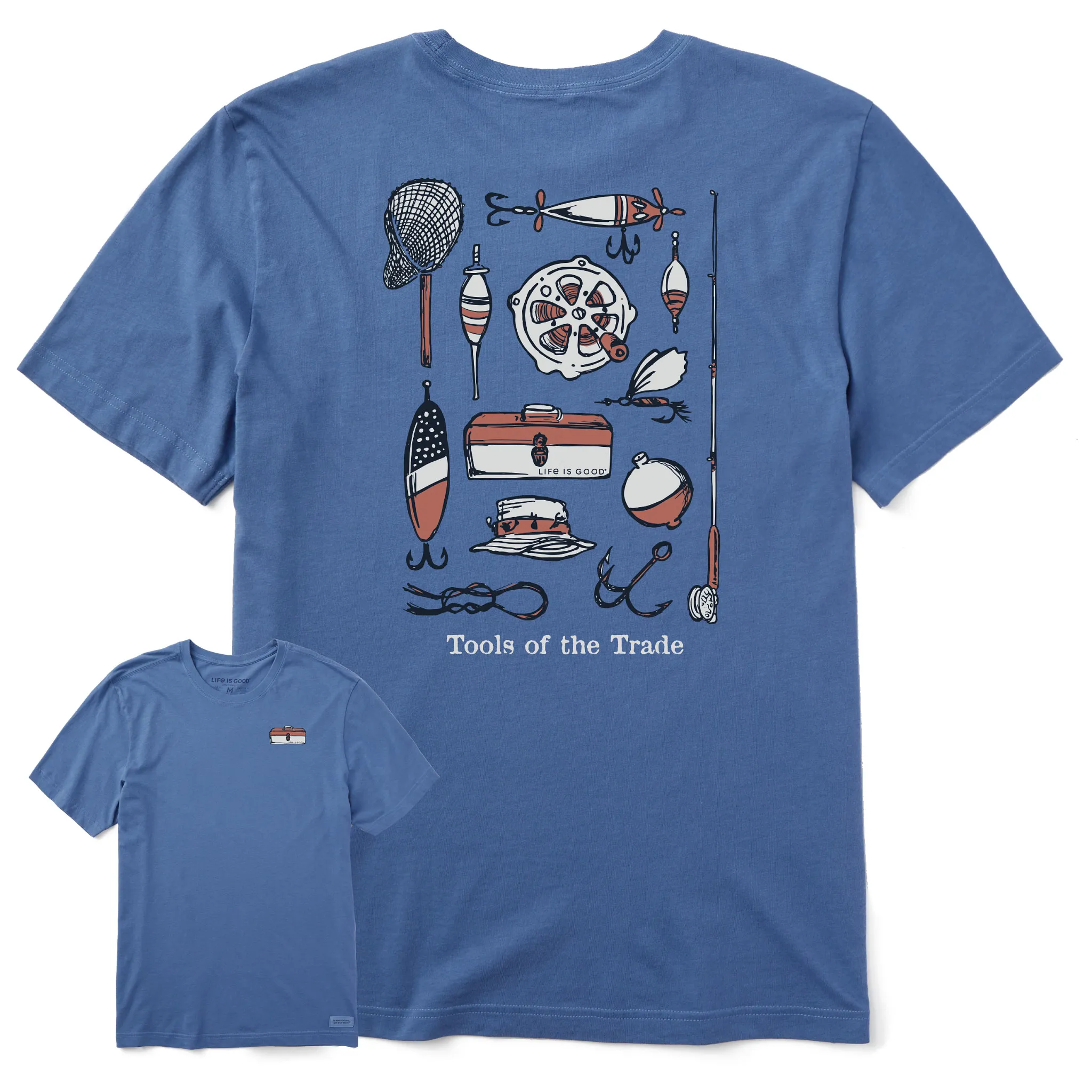 Slim fit sleekness Men's Tools of the Trade Fishing Short Sleeve Tee