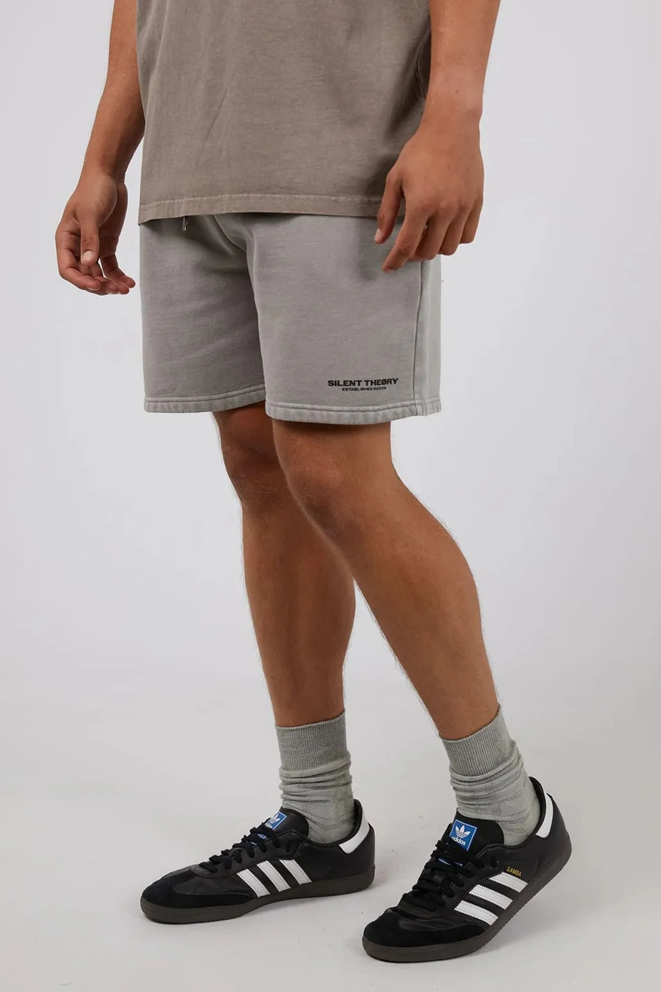 Essential Theory Short Grey Daily Casual Easy Fit Design