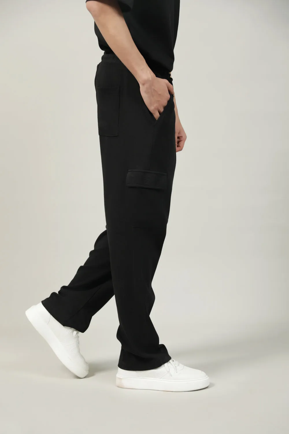 BAGGY FIT CARGO TROUSER soft fit