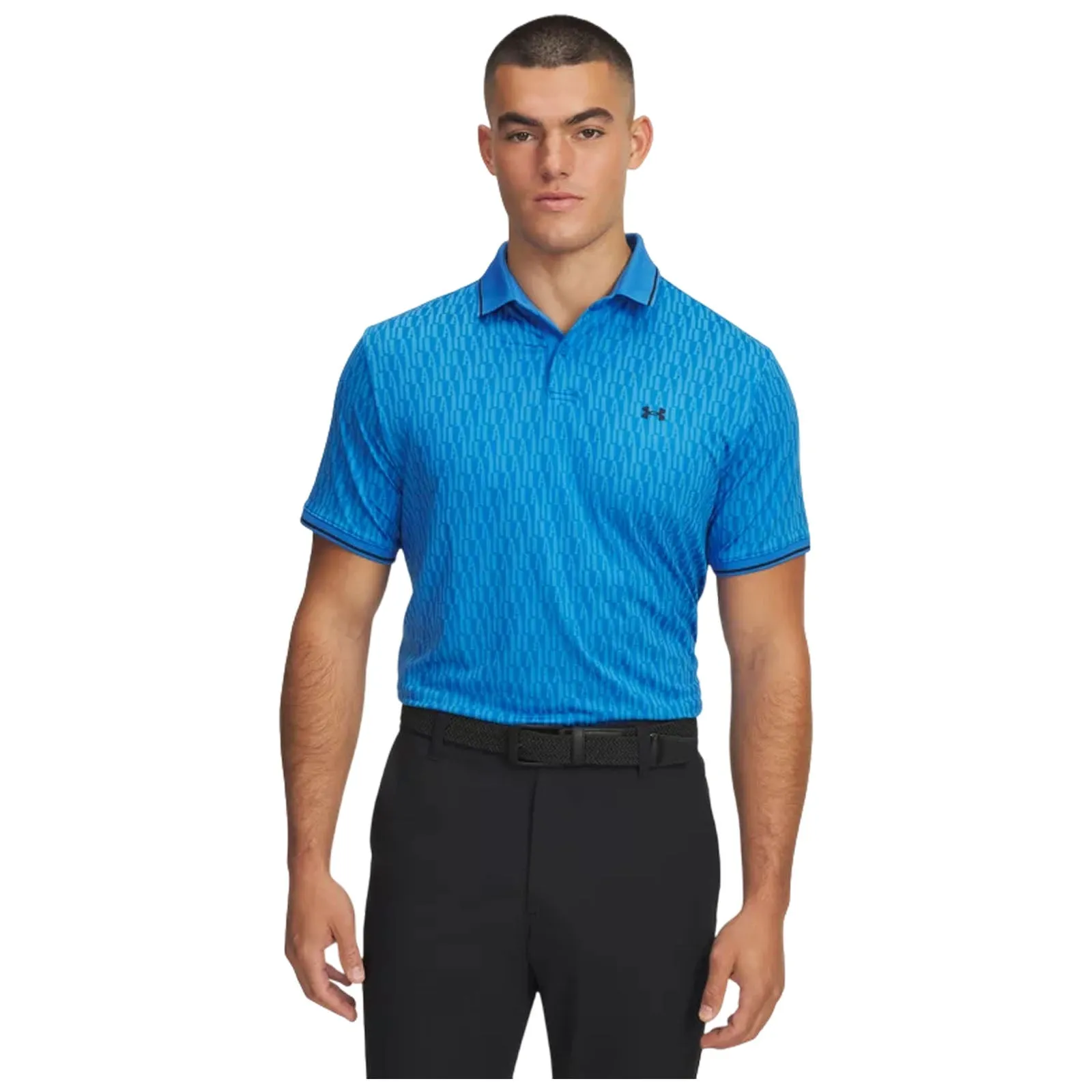Under Armour Mens Drive Sport Jacquard Polo Shirt Perfect Layer