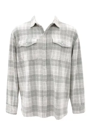 Prom Simmer Check Shirt Grey
