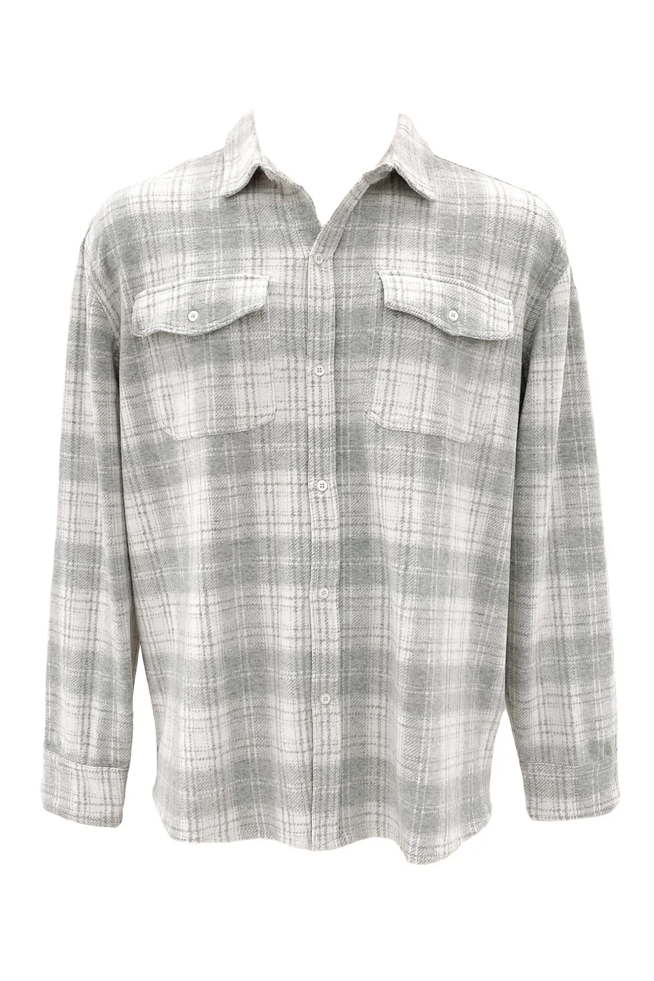 Prom Simmer Check Shirt Grey