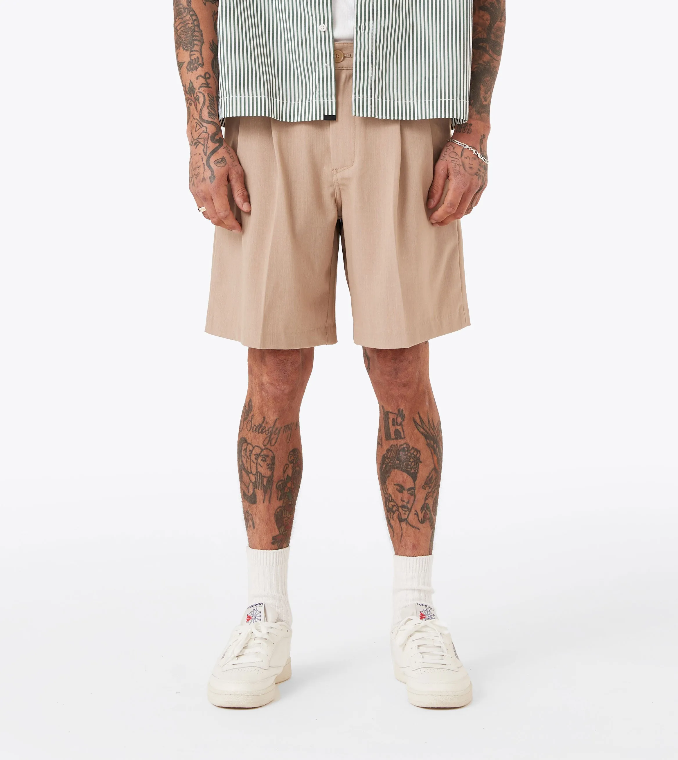 Herringbone Flow Short Beige Warm Season Wind Resistant Panels