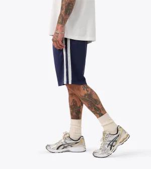 00's Mesh Short Navy Anti Static Treatment Comfy Motion