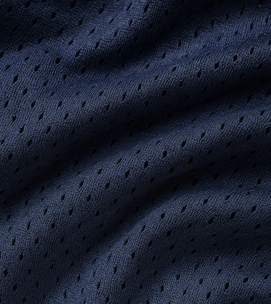 Stretch Waist 00's Mesh Short Navy