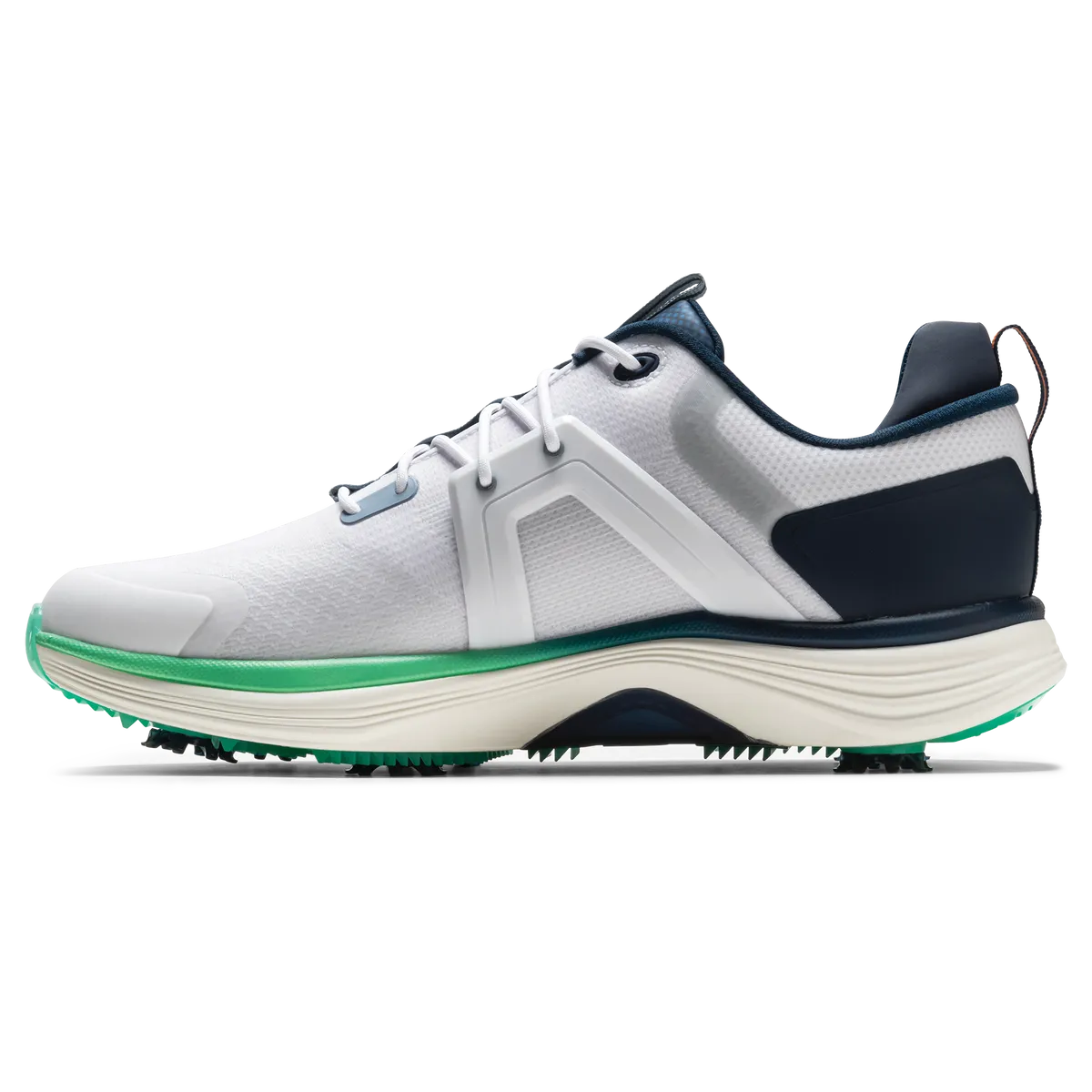 Ground Control FootJoy Men's Hyperflex Golf Shoe- White/Navy/Green