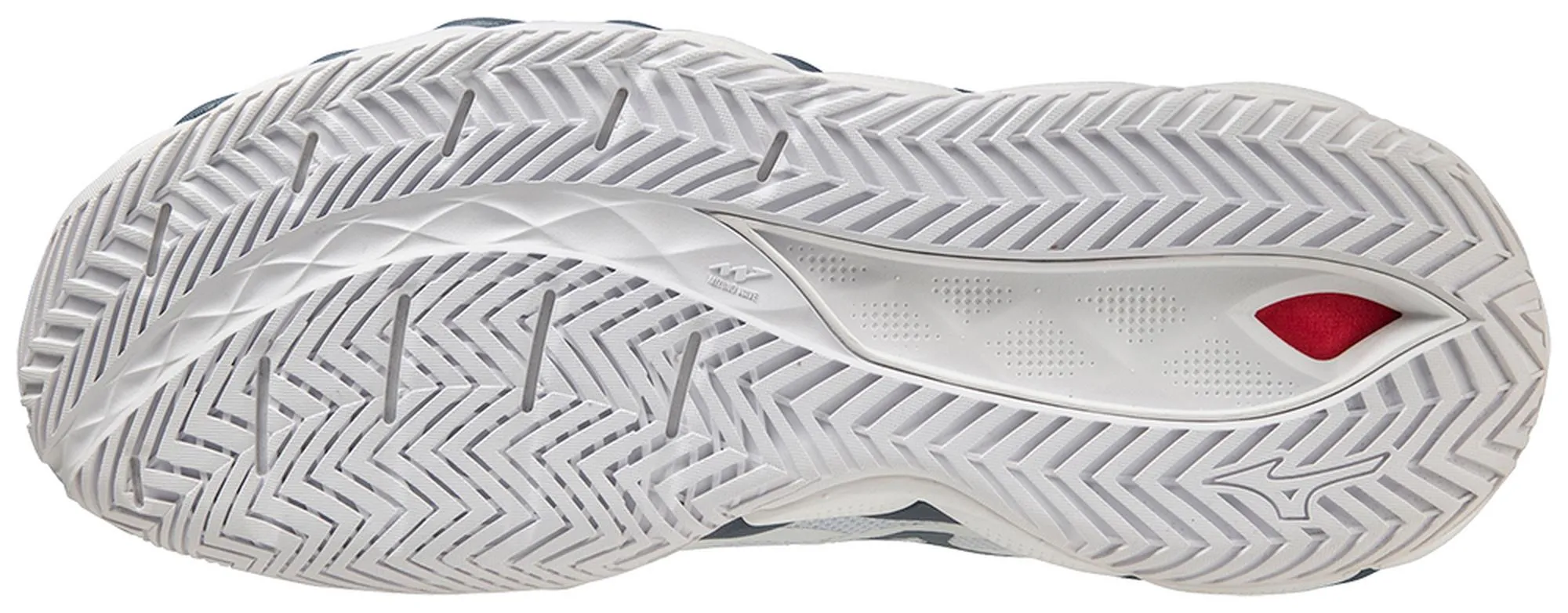 Sun Safe Shield Ultra Mizuno Wave Enforce Tour 5 AC Men Court Shoes [White-China Blue]